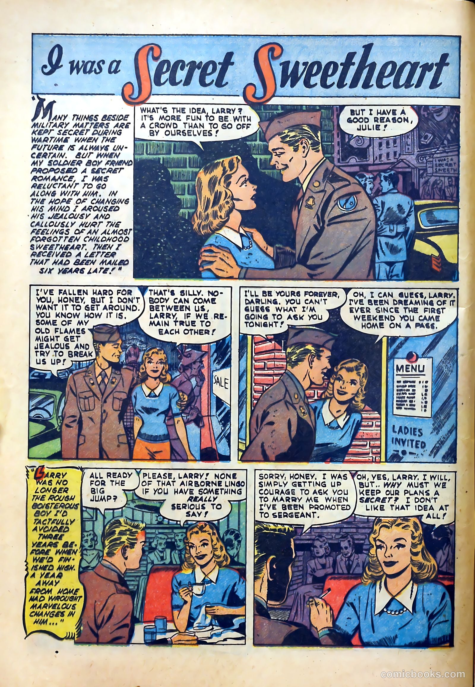 Teen-Age Romances #23 (1952) — page 12 of 36