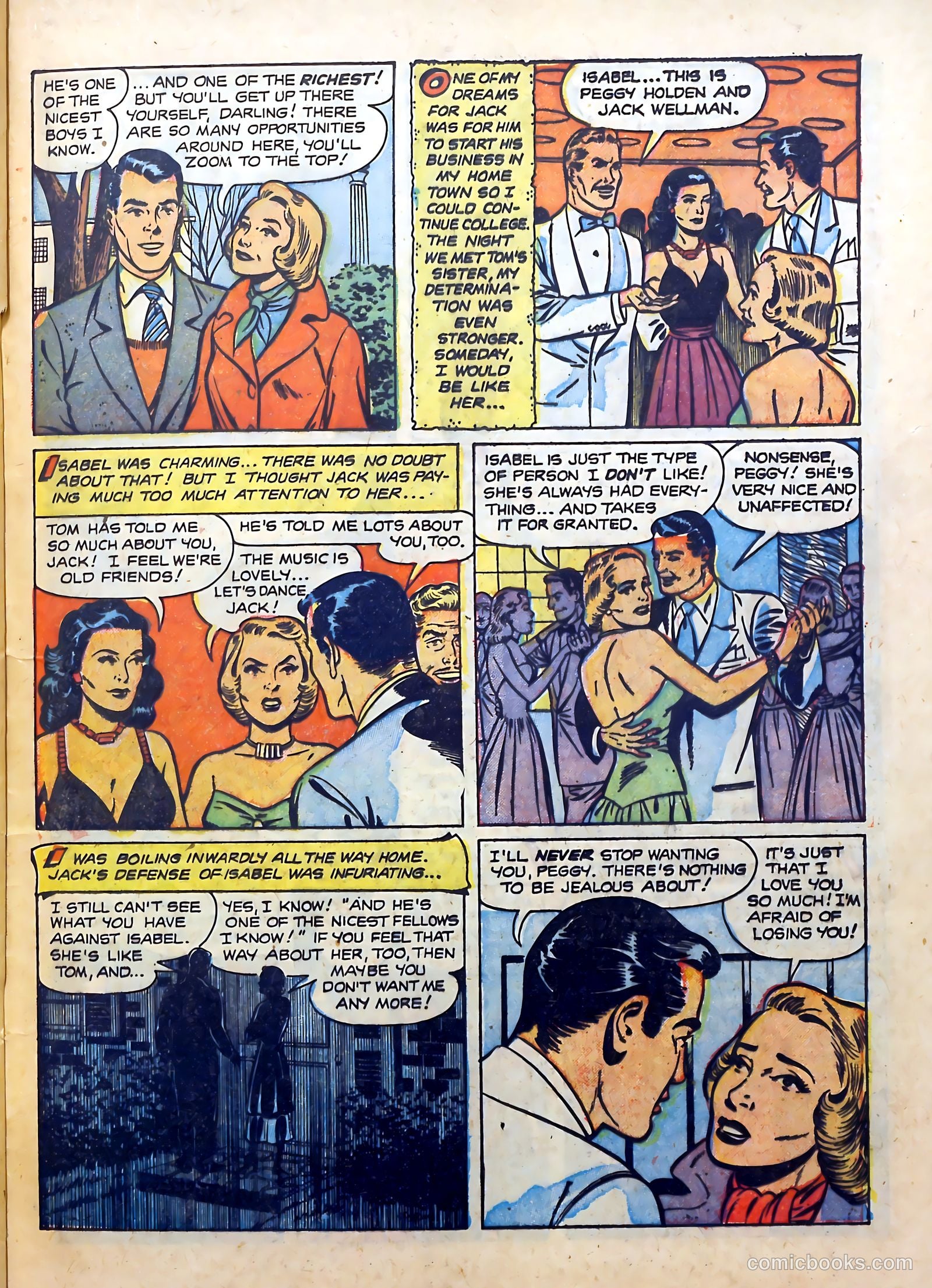 Teen-Age Romances #23 (1952) — page 21 of 36