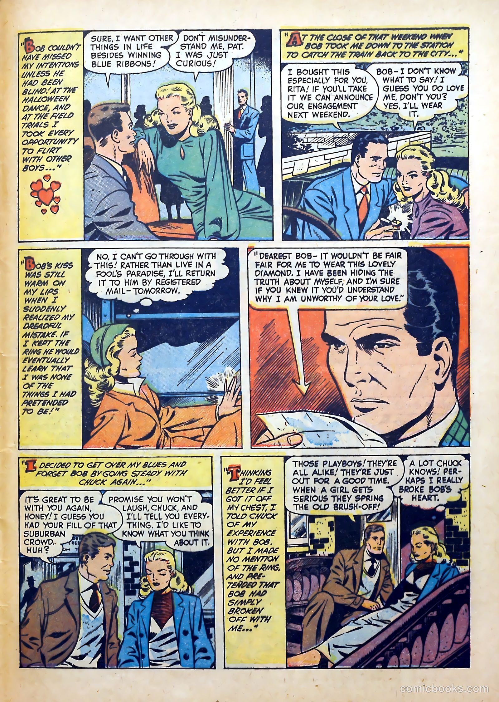Teen-Age Romances #23 (1952) — page 33 of 36