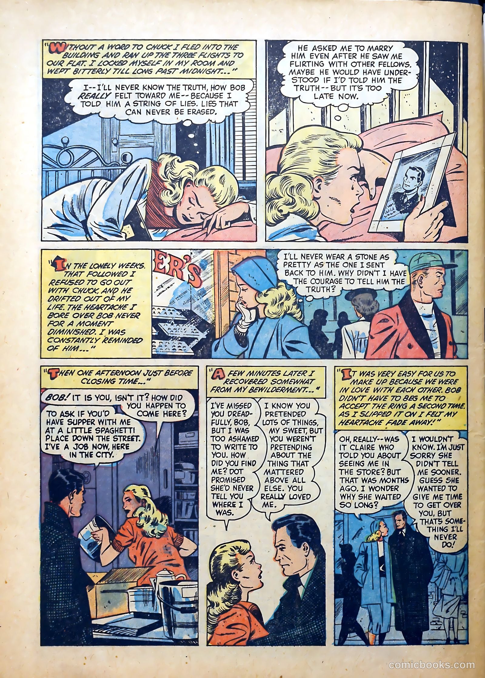 Teen-Age Romances #23 (1952) — page 34 of 36