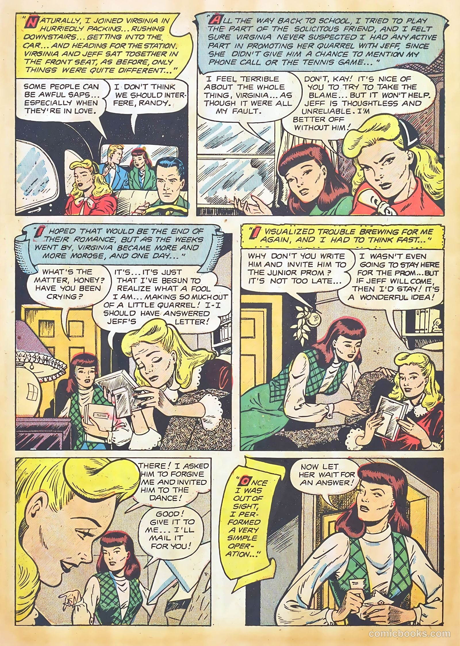 Teen-Age Romances #24 (1952) — page 30 of 37