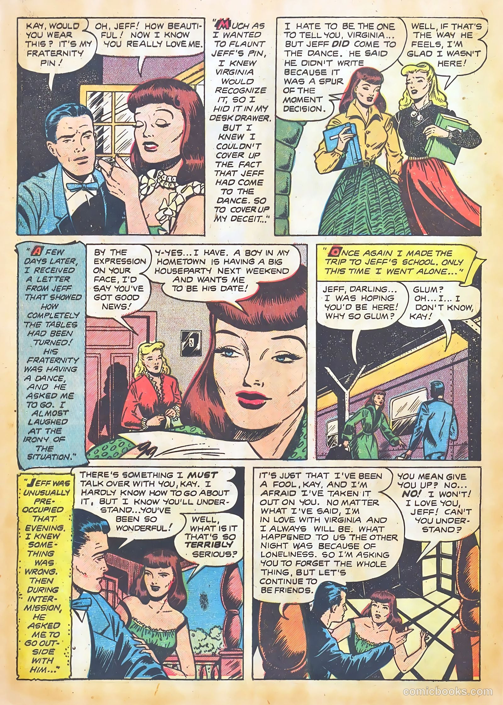 Teen-Age Romances #24 (1952) — page 32 of 37
