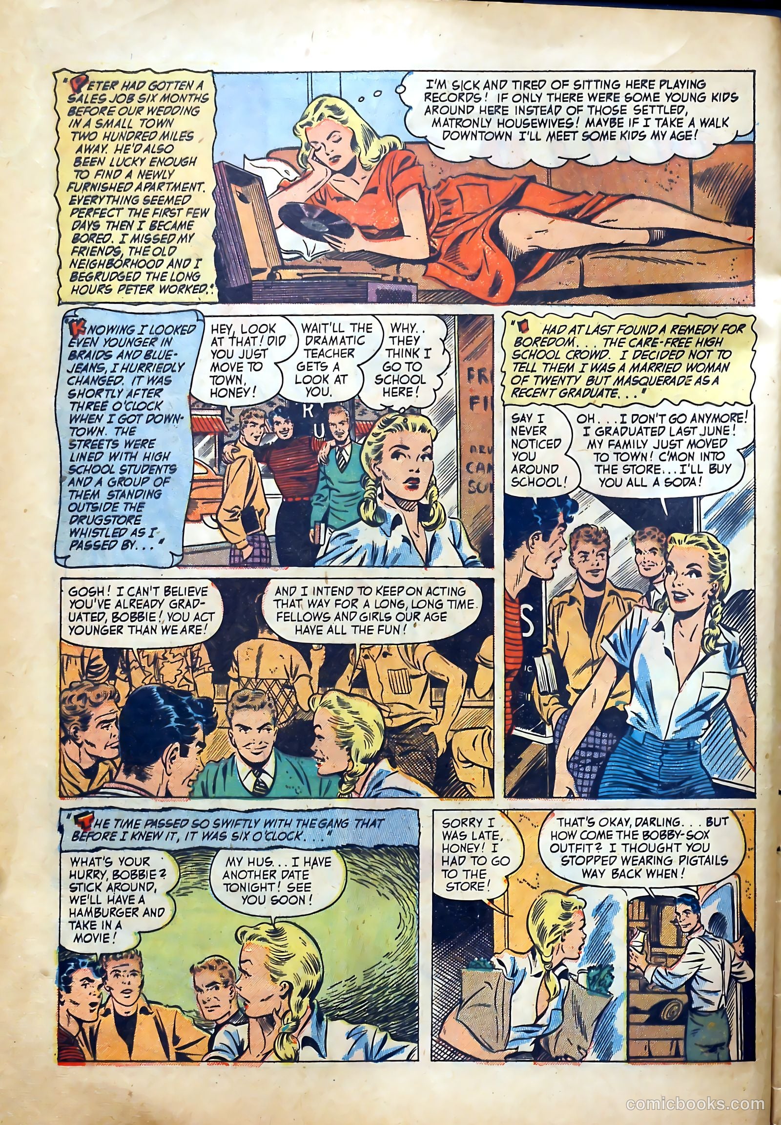 Teen-Age Romances #25 (1952) — page 4 of 36