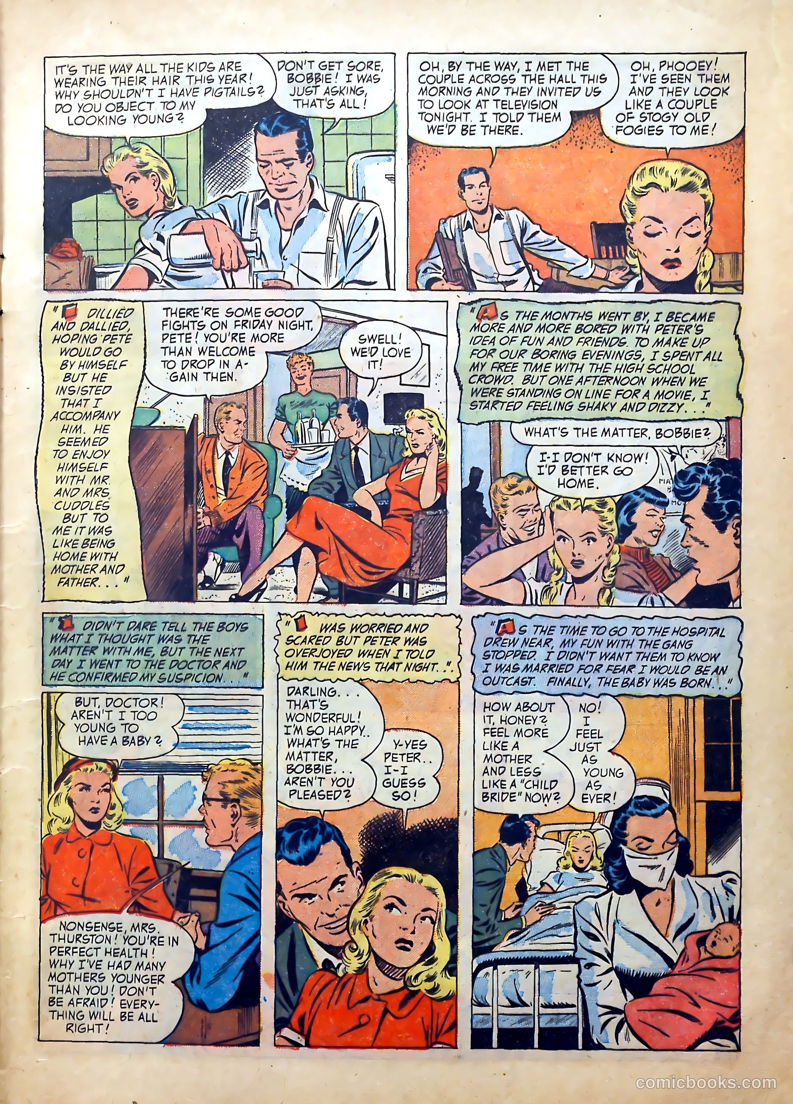 Teen-Age Romances #25 (1952) — page 5 of 36