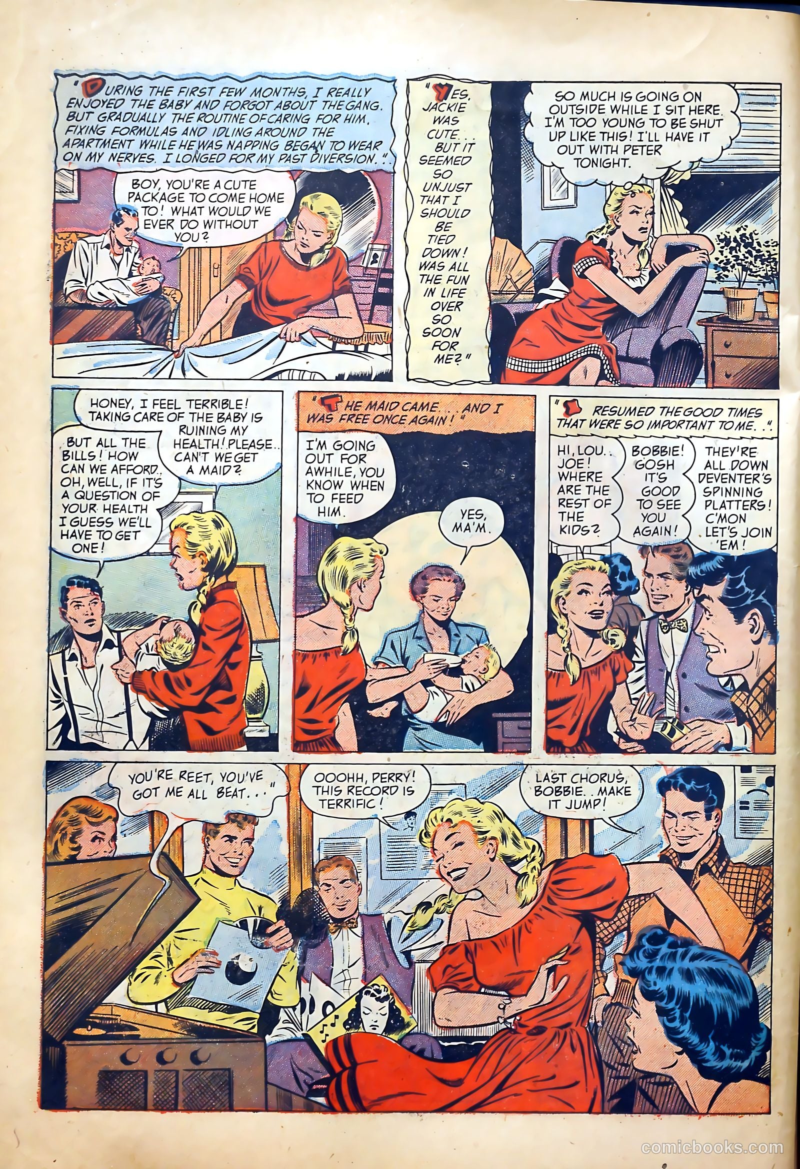 Teen-Age Romances #25 (1952) — page 6 of 36