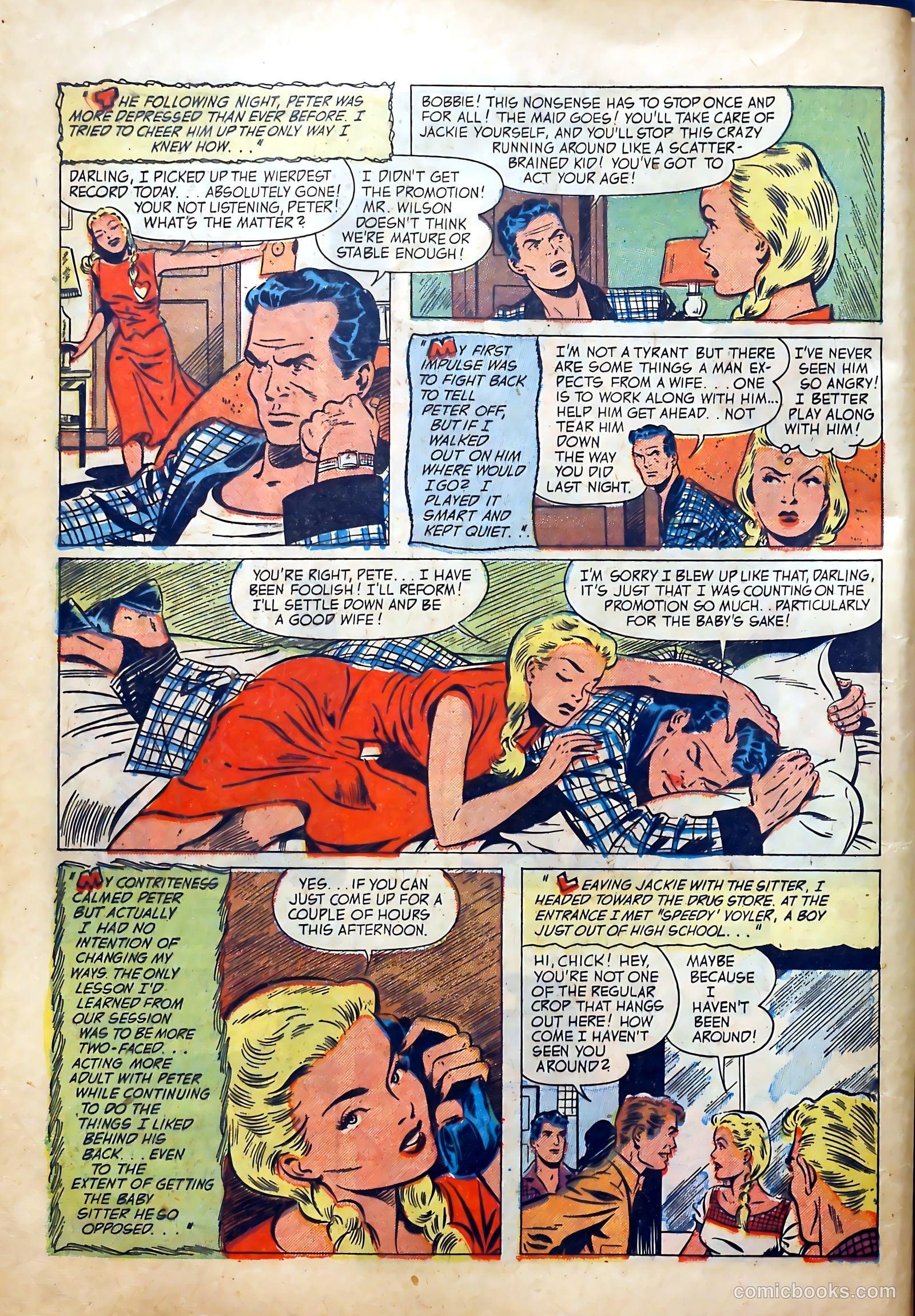 Teen-Age Romances #25 (1952) — page 8 of 36