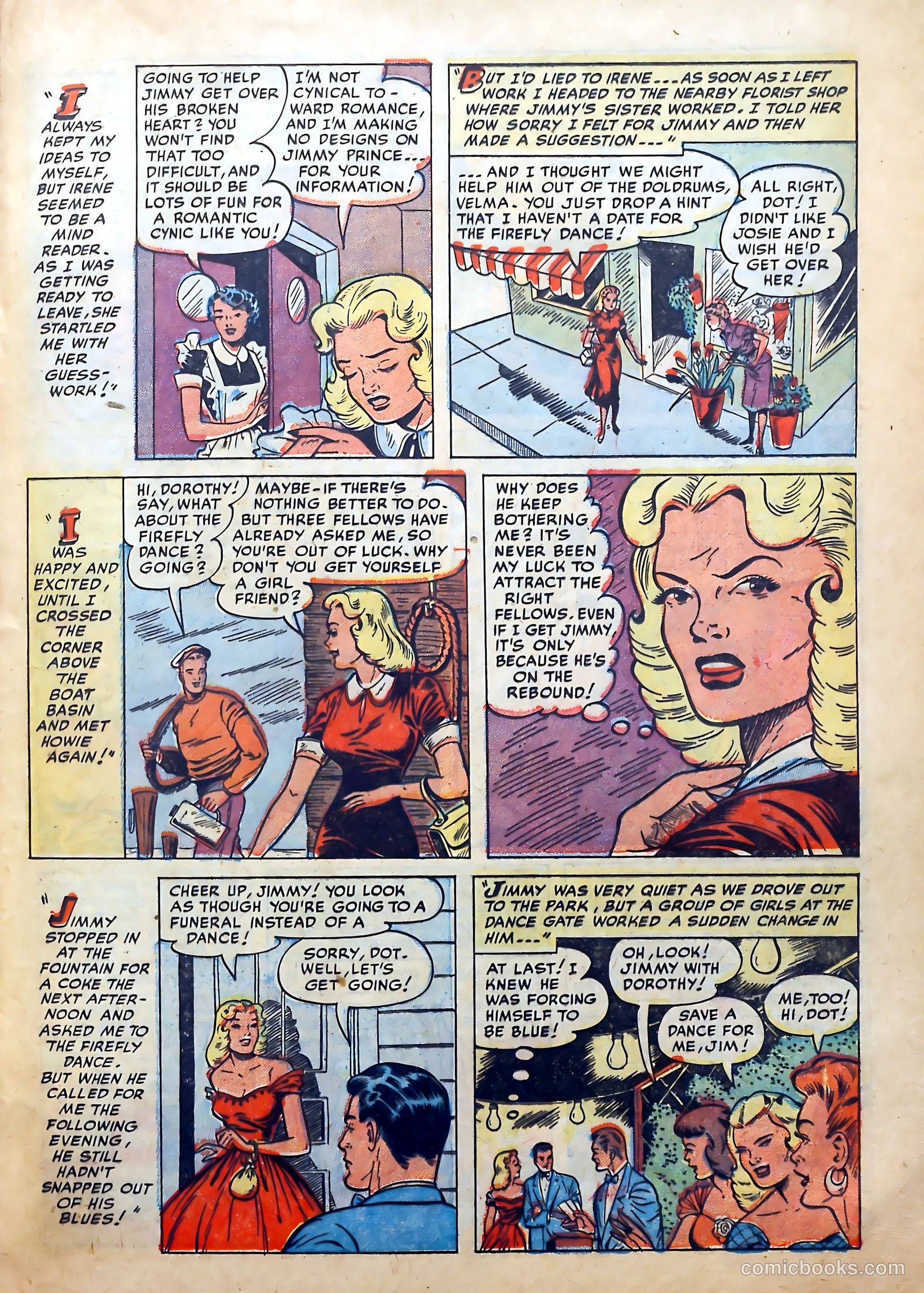 Teen-Age Romances #25 (1952) — page 21 of 36