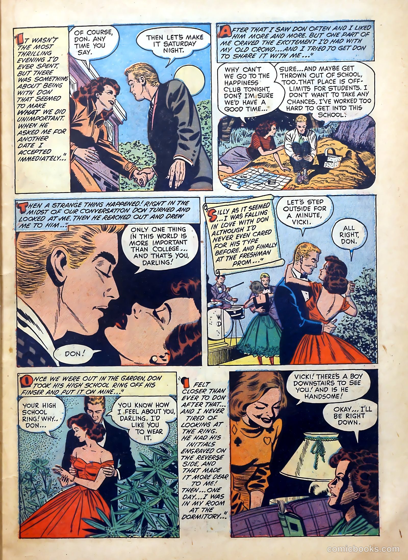 Teen-Age Romances #25 (1952) — page 31 of 36
