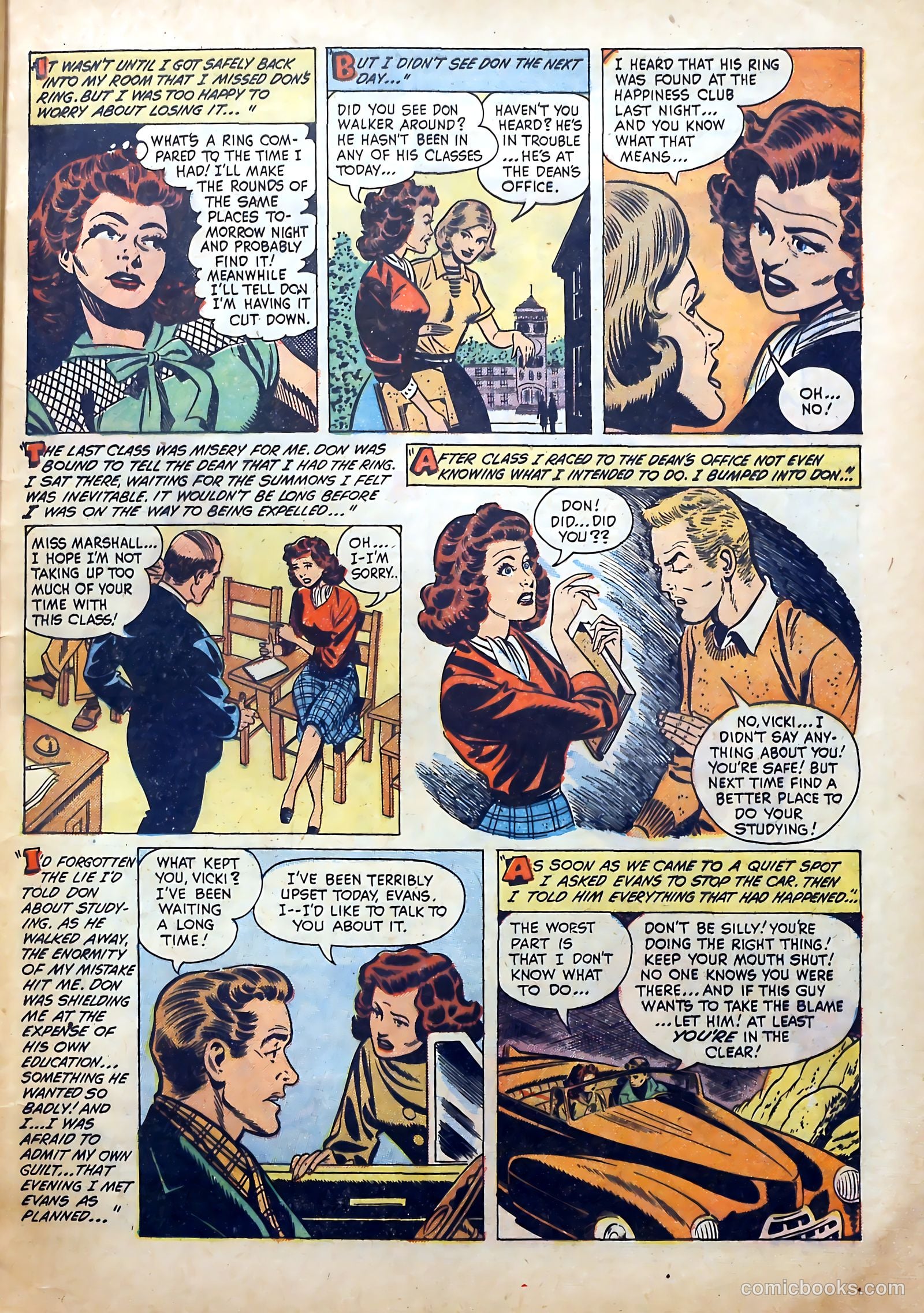 Teen-Age Romances #25 (1952) — page 33 of 36