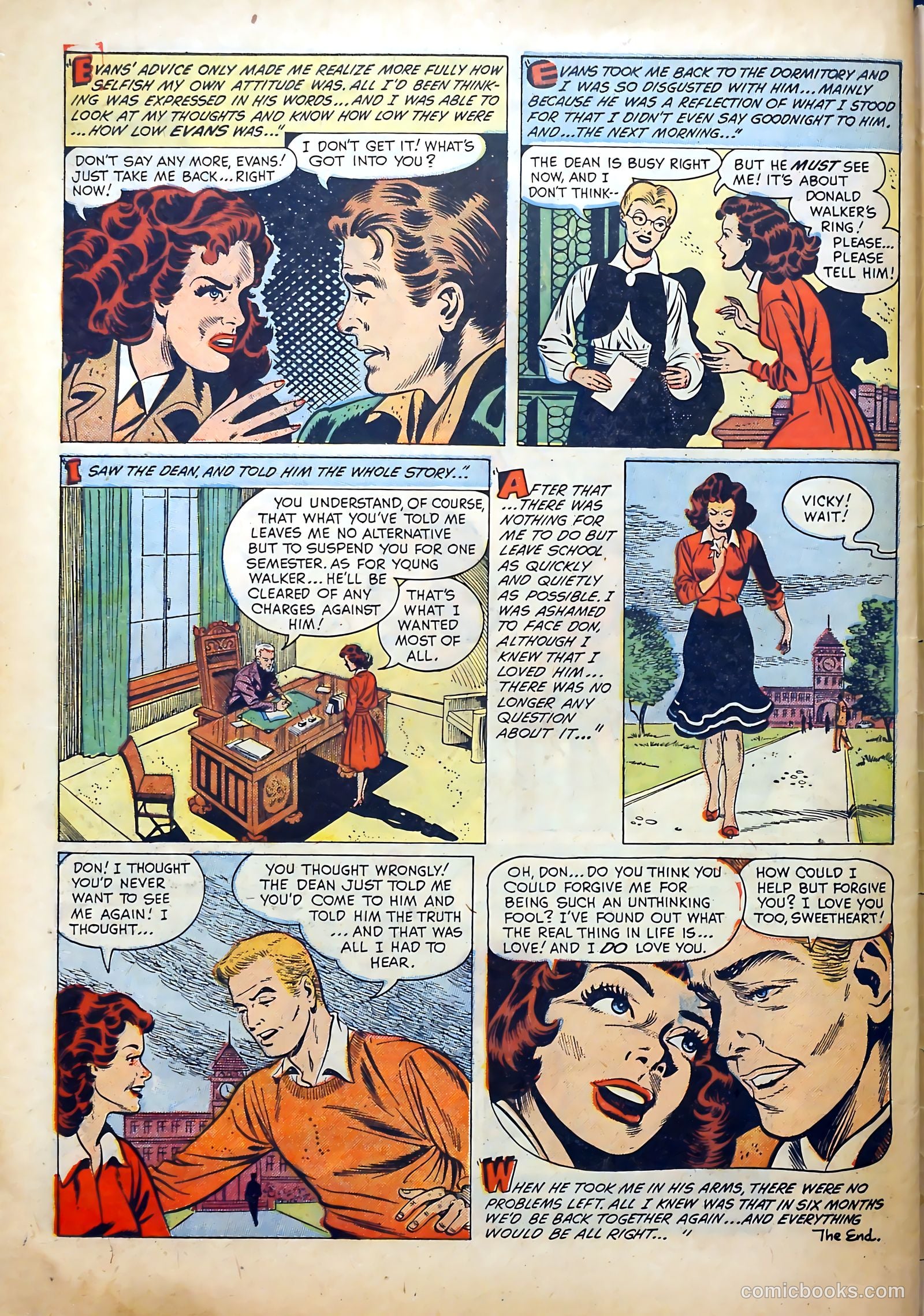 Teen-Age Romances #25 (1952) — page 34 of 36