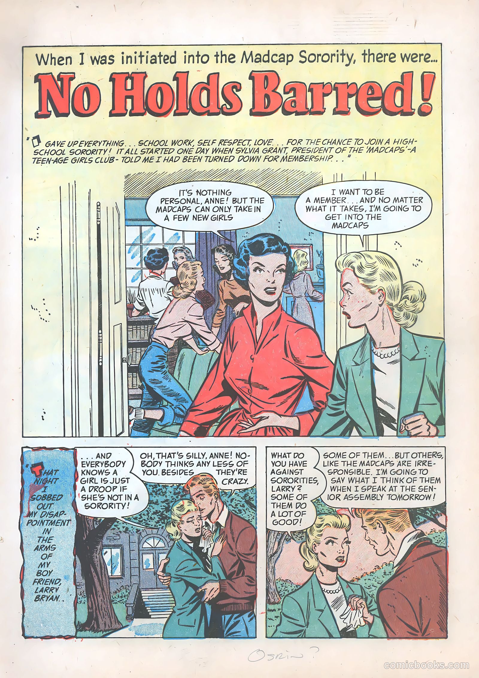 Teen-Age Romances #26 (1952) — page 3 of 36