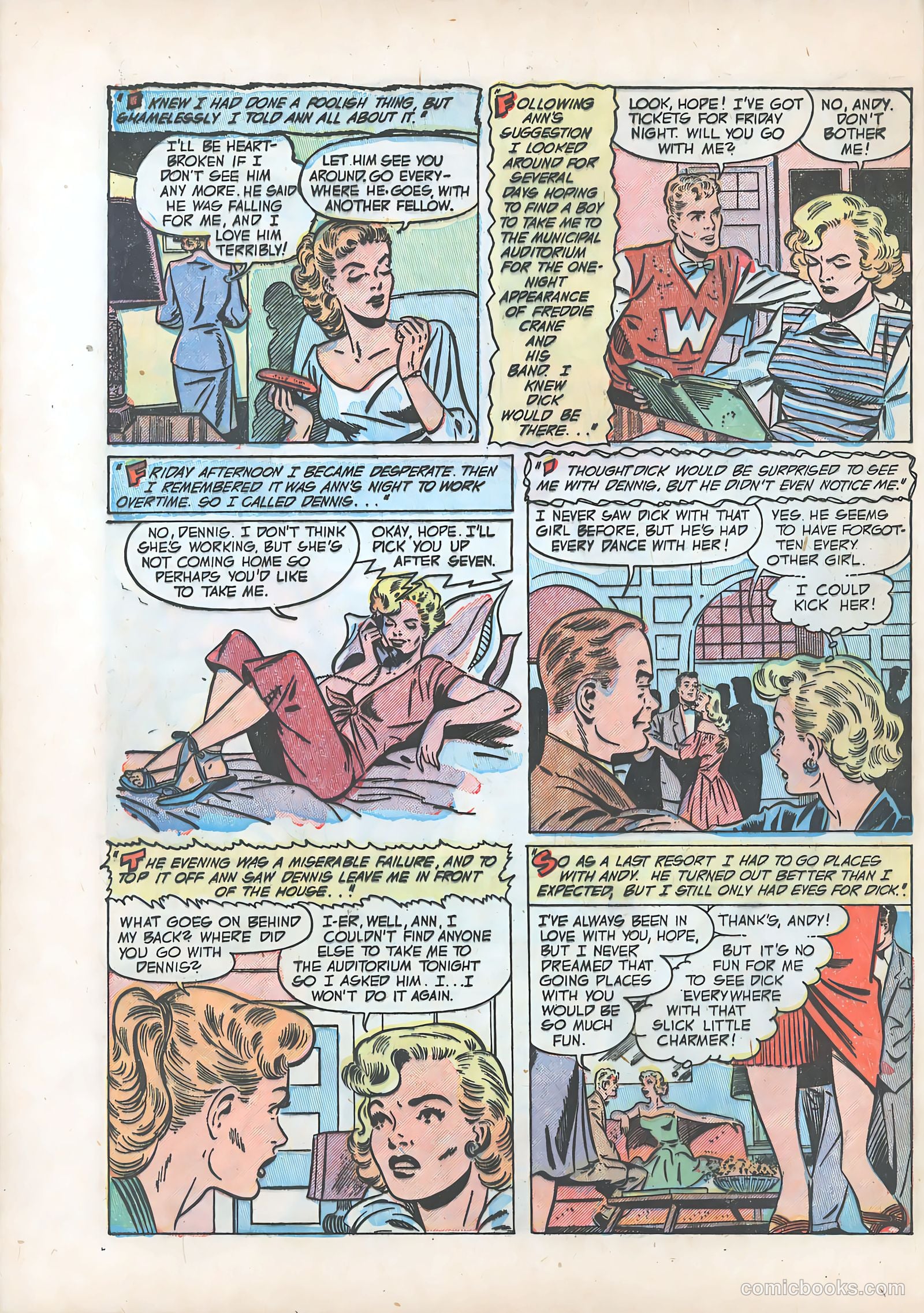 Teen-Age Romances #26 (1952) — page 32 of 36