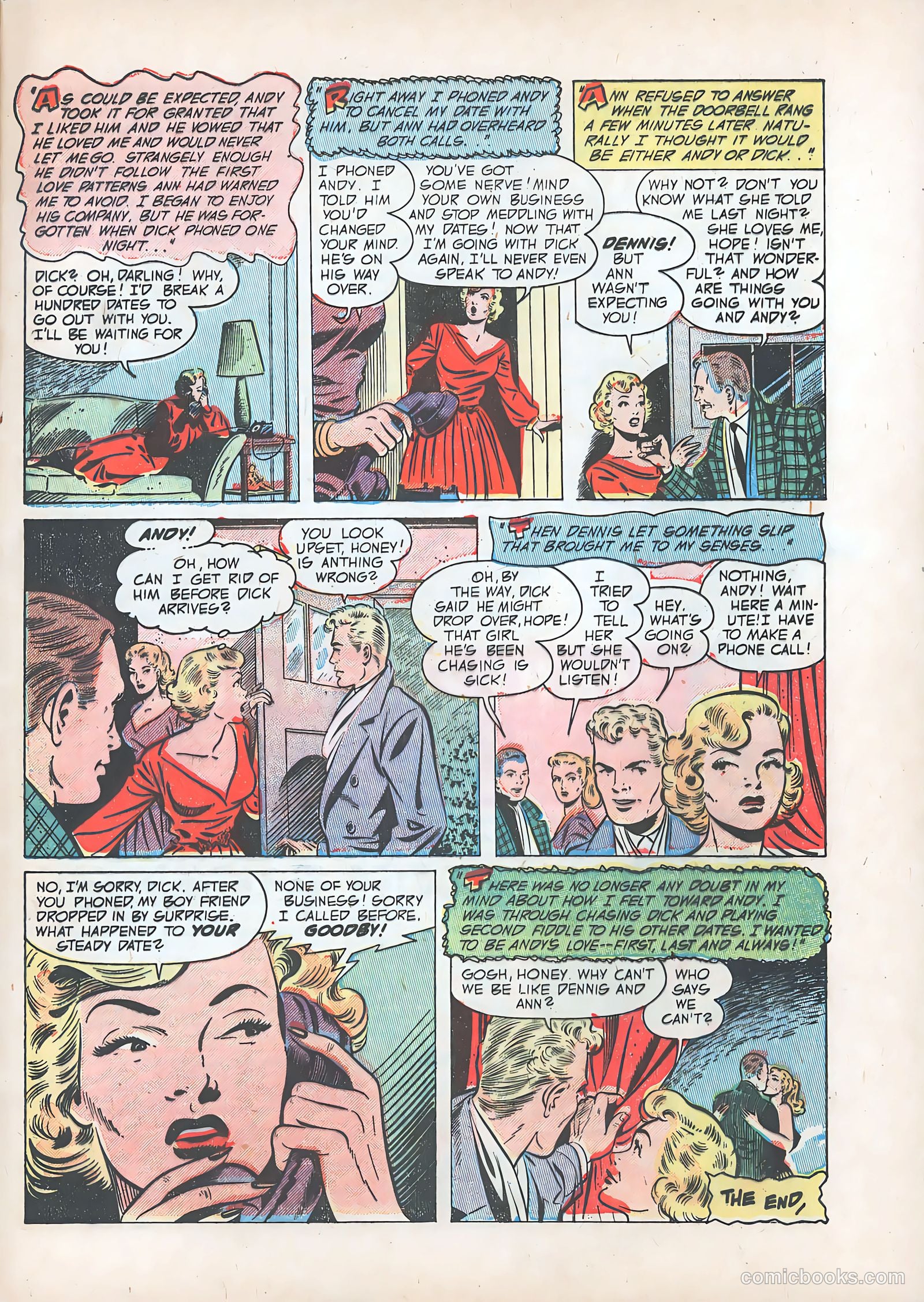 Teen-Age Romances #26 (1952) — page 33 of 36