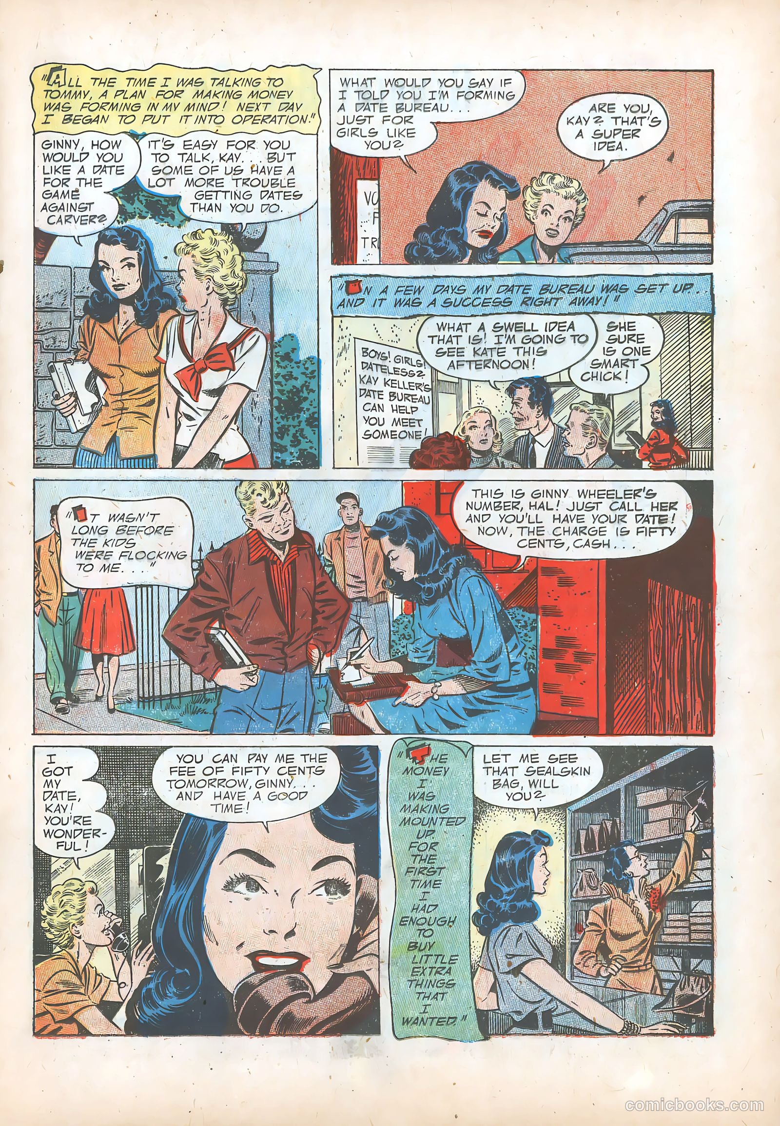 Teen-Age Romances #27 (1952) — page 11 of 36