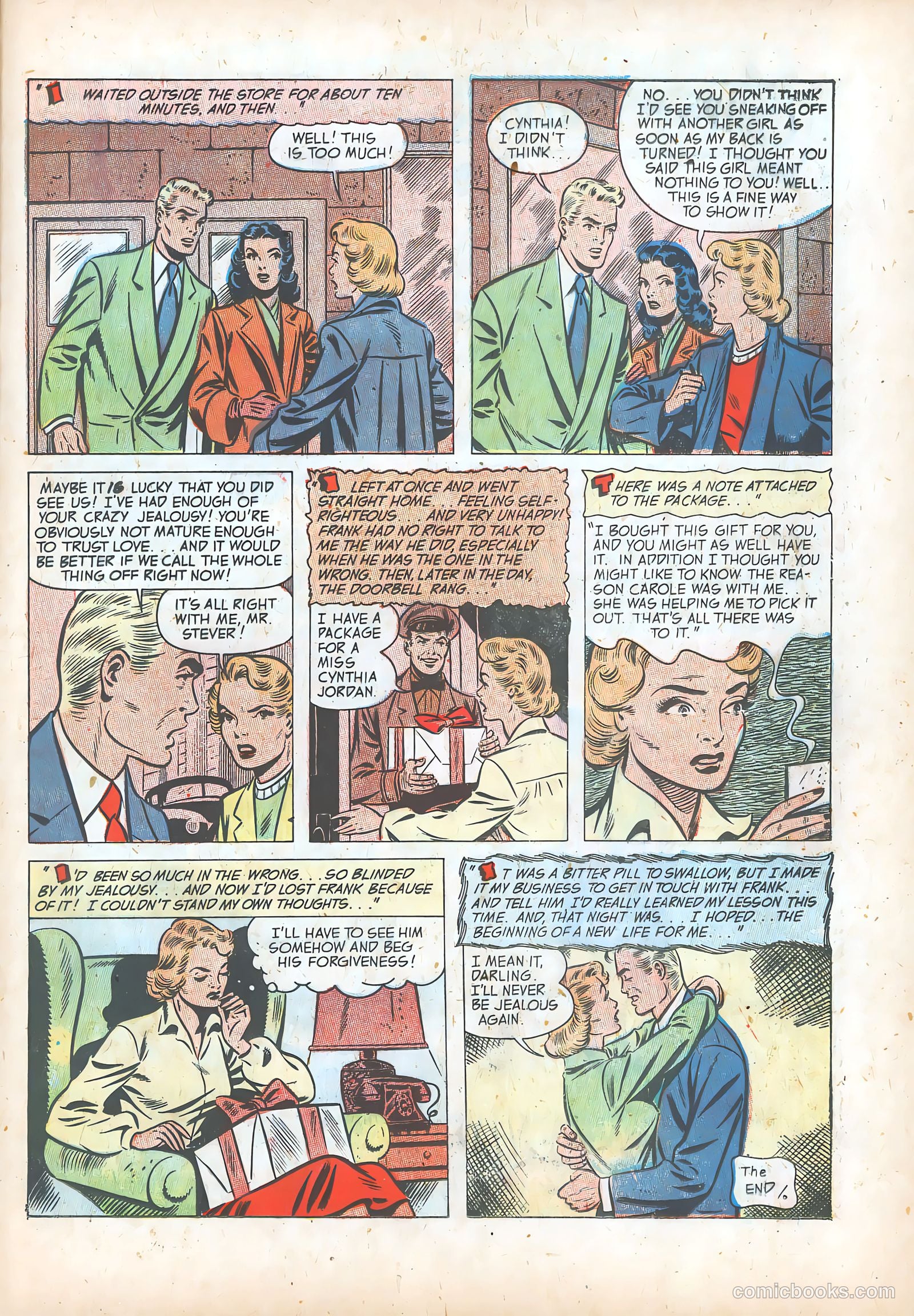 Teen-Age Romances #27 (1952) — page 23 of 36