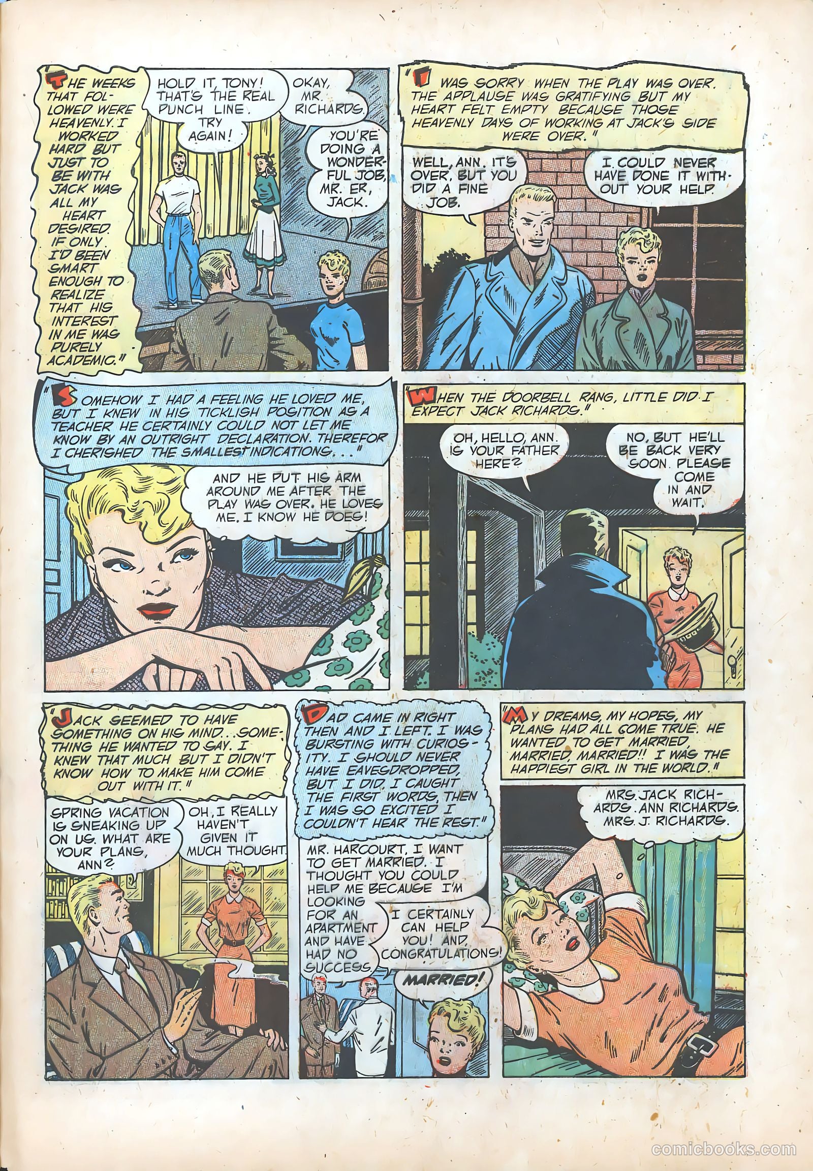 Teen-Age Romances #27 (1952) — page 31 of 36