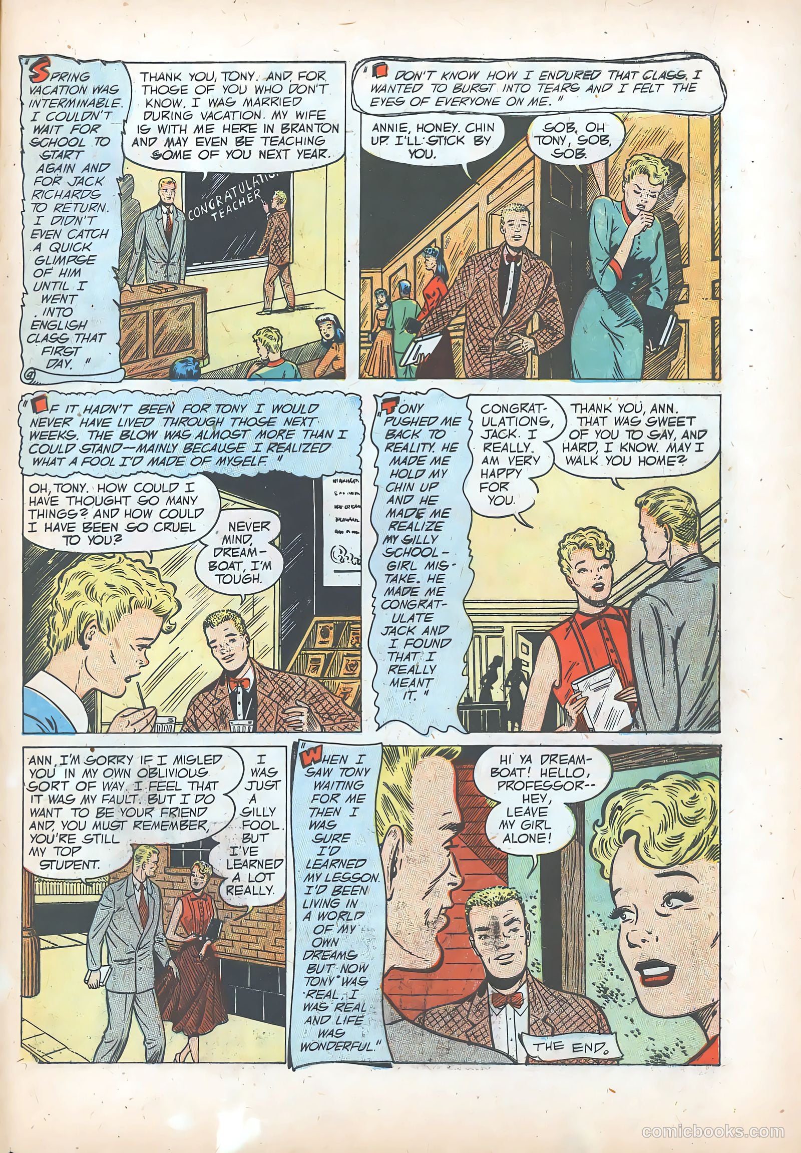 Teen-Age Romances #27 (1952) — page 33 of 36