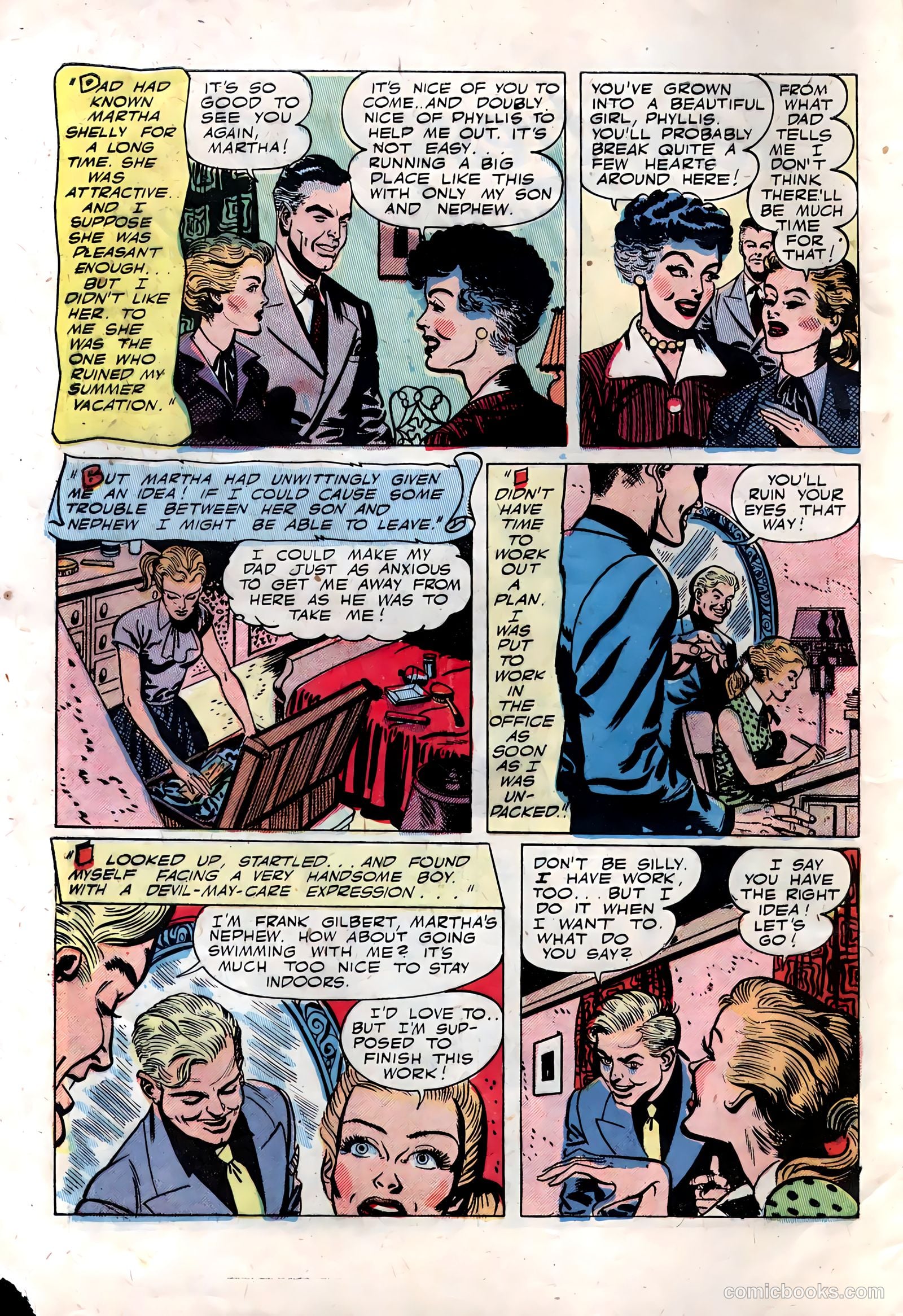 Teen-Age Romances #28 (1952) — page 4 of 36