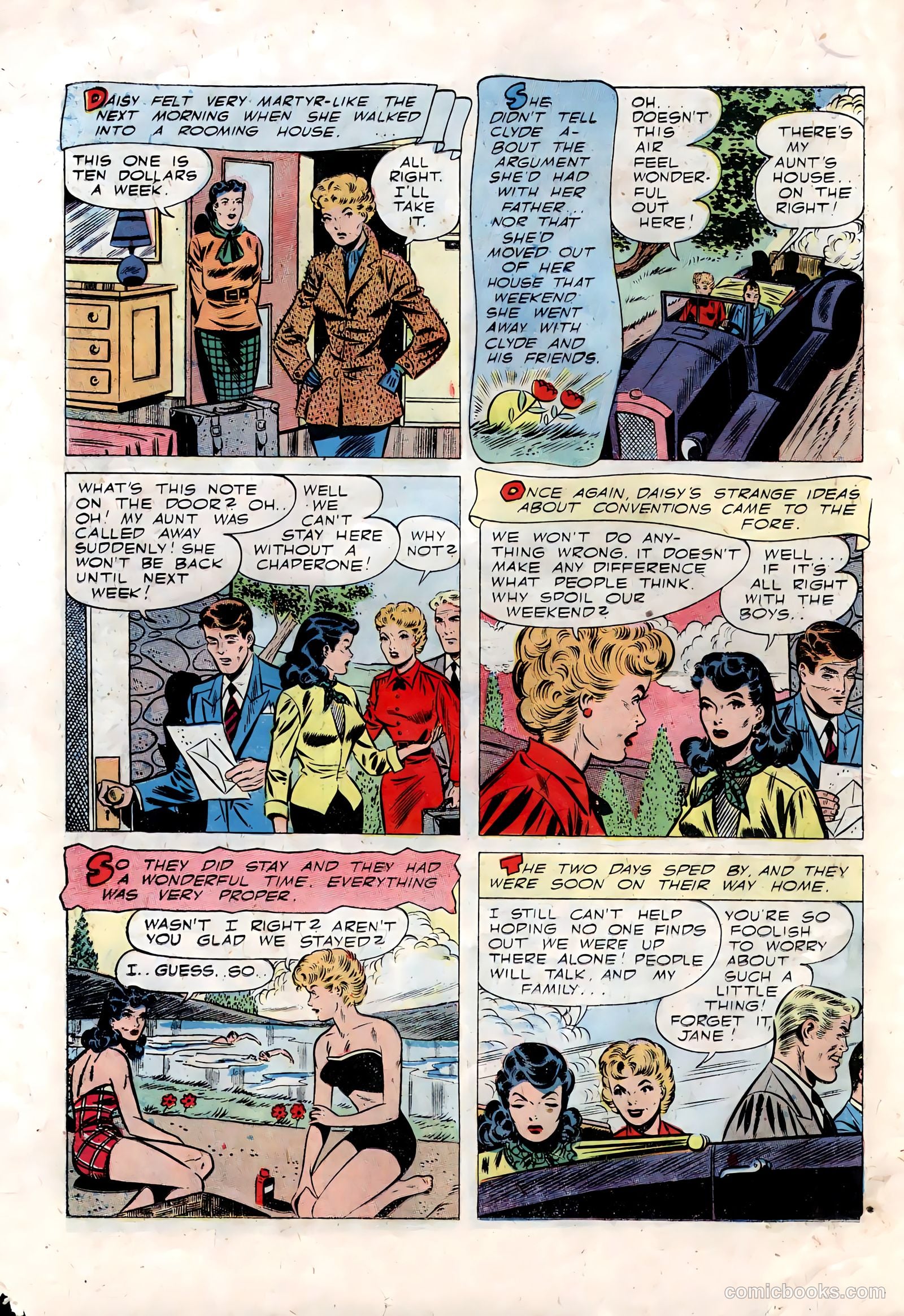 Teen-Age Romances #28 (1952) — page 18 of 36