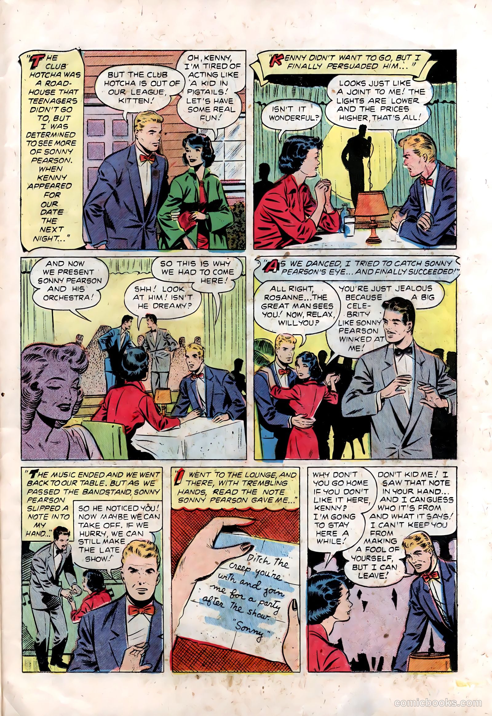 Teen-Age Romances #28 (1952) — page 23 of 36