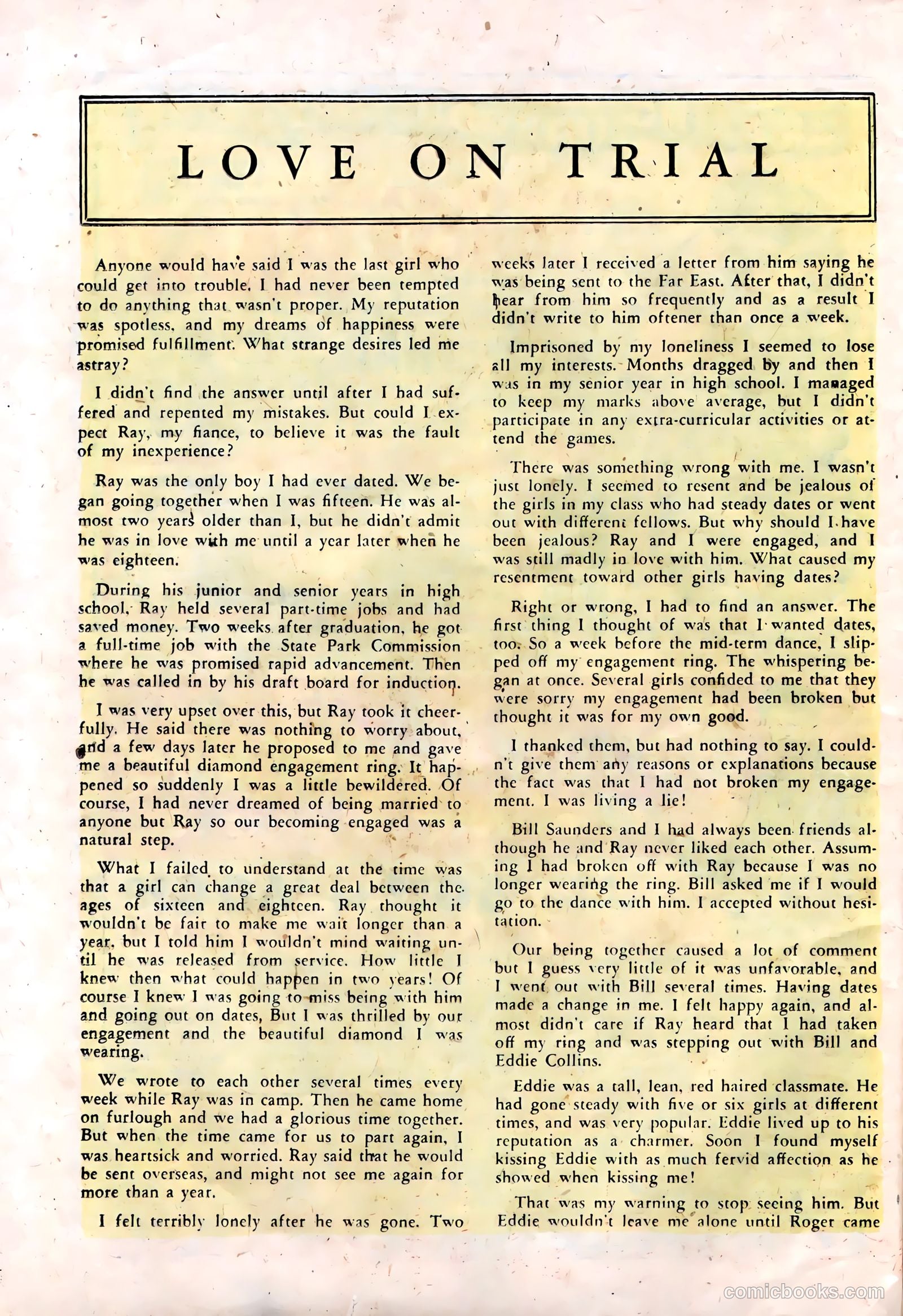 Teen-Age Romances #28 (1952) — page 26 of 36