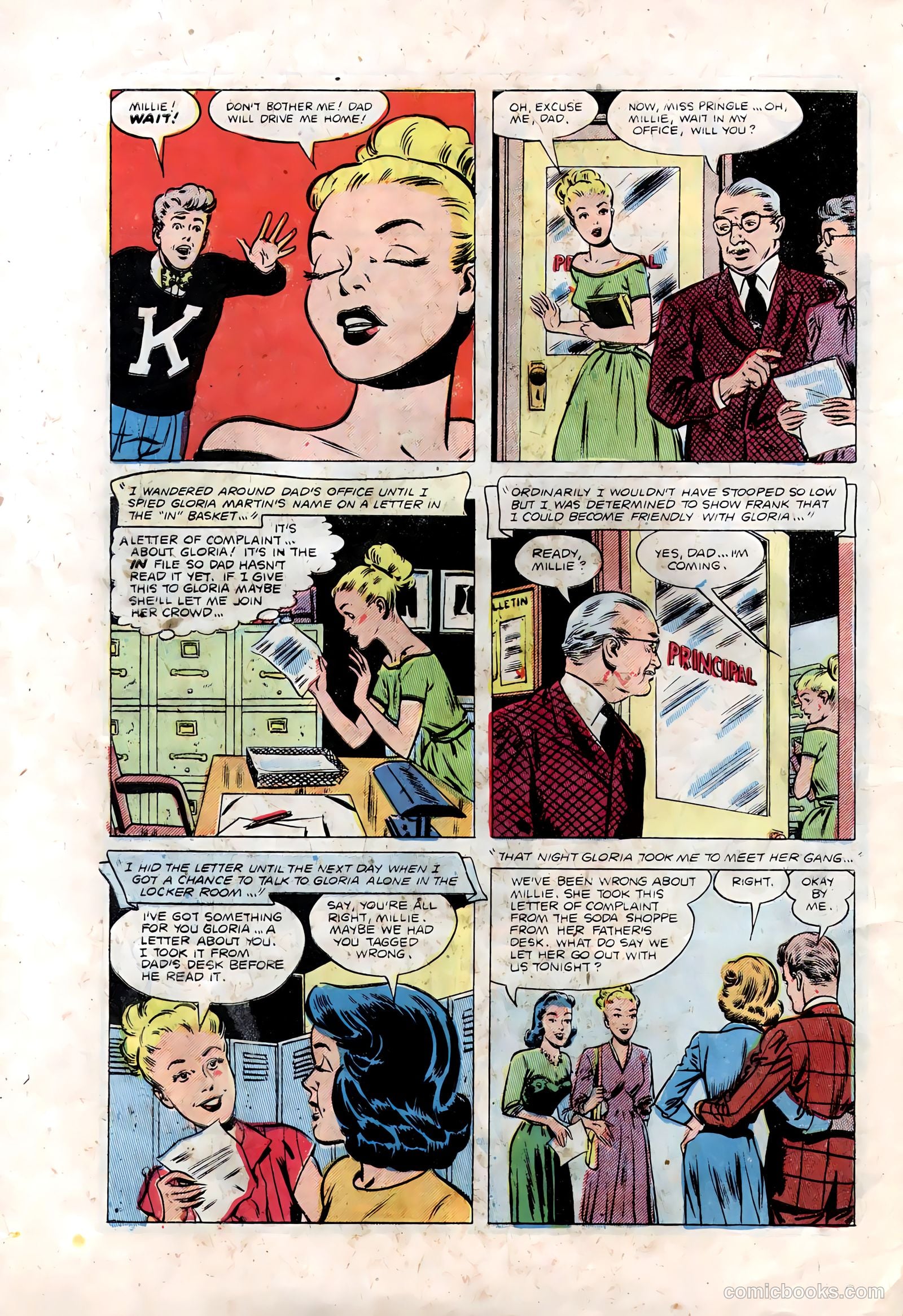 Teen-Age Romances #28 (1952) — page 30 of 36