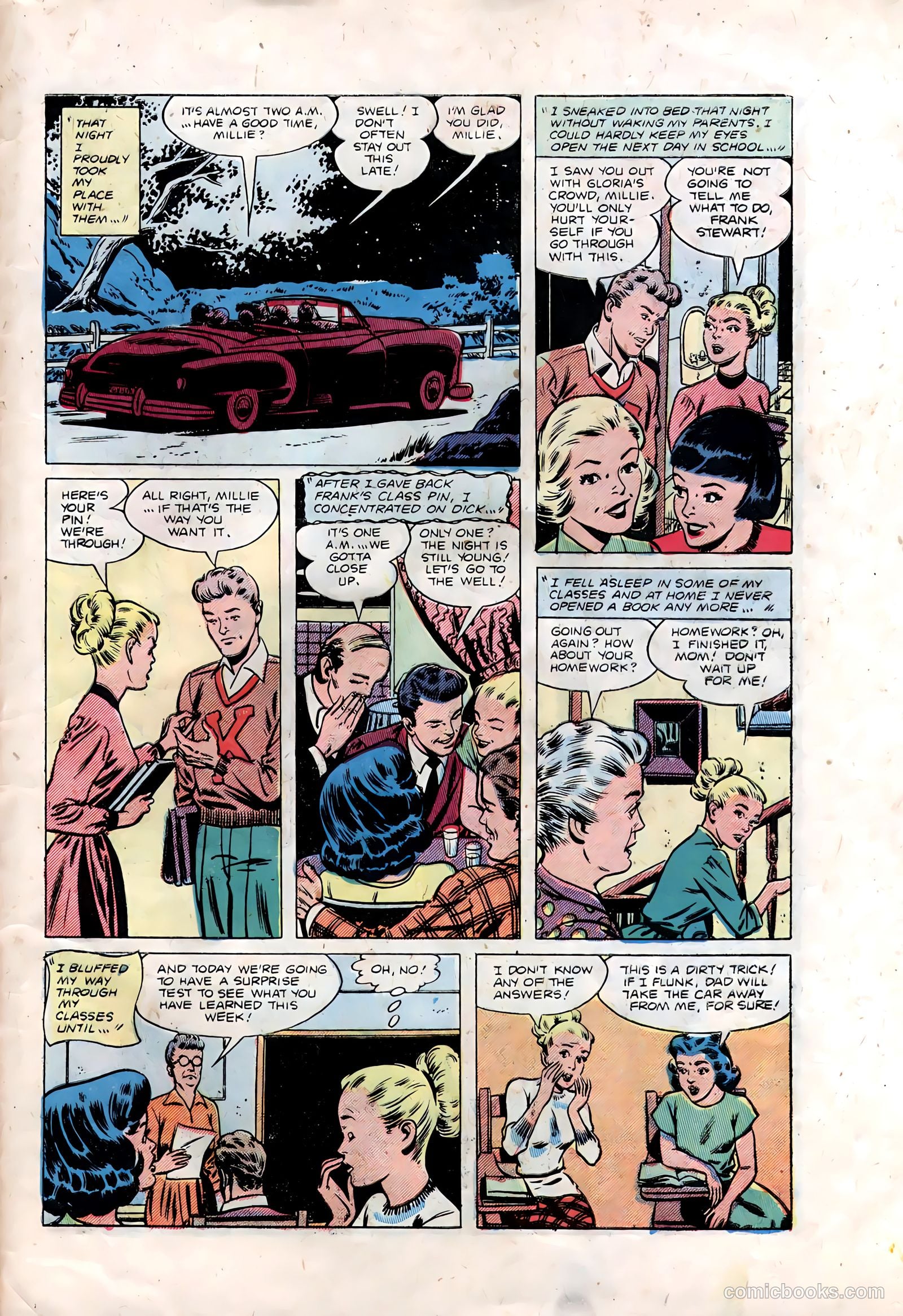 Teen-Age Romances #28 (1952) — page 31 of 36