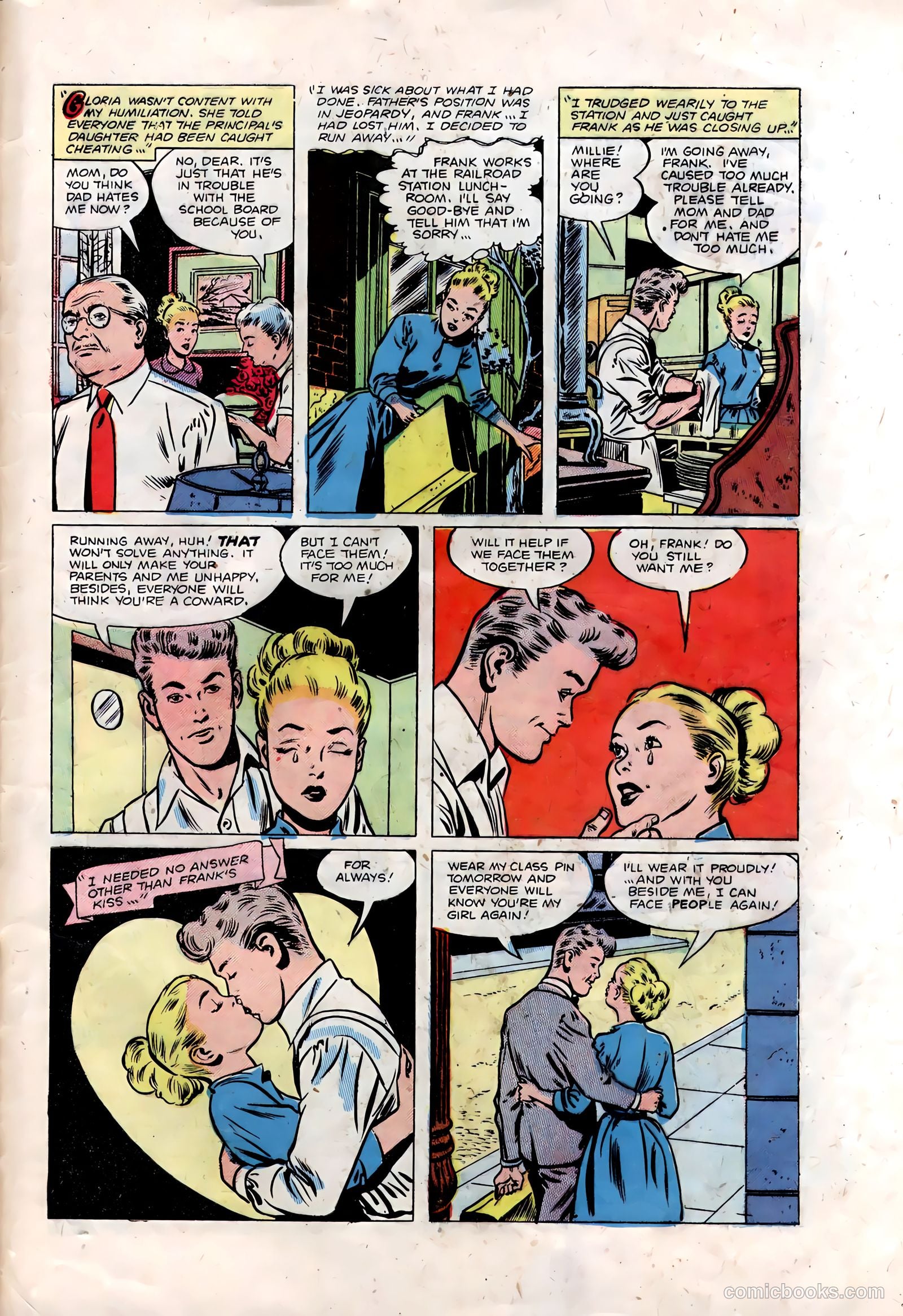 Teen-Age Romances #28 (1952) — page 33 of 36