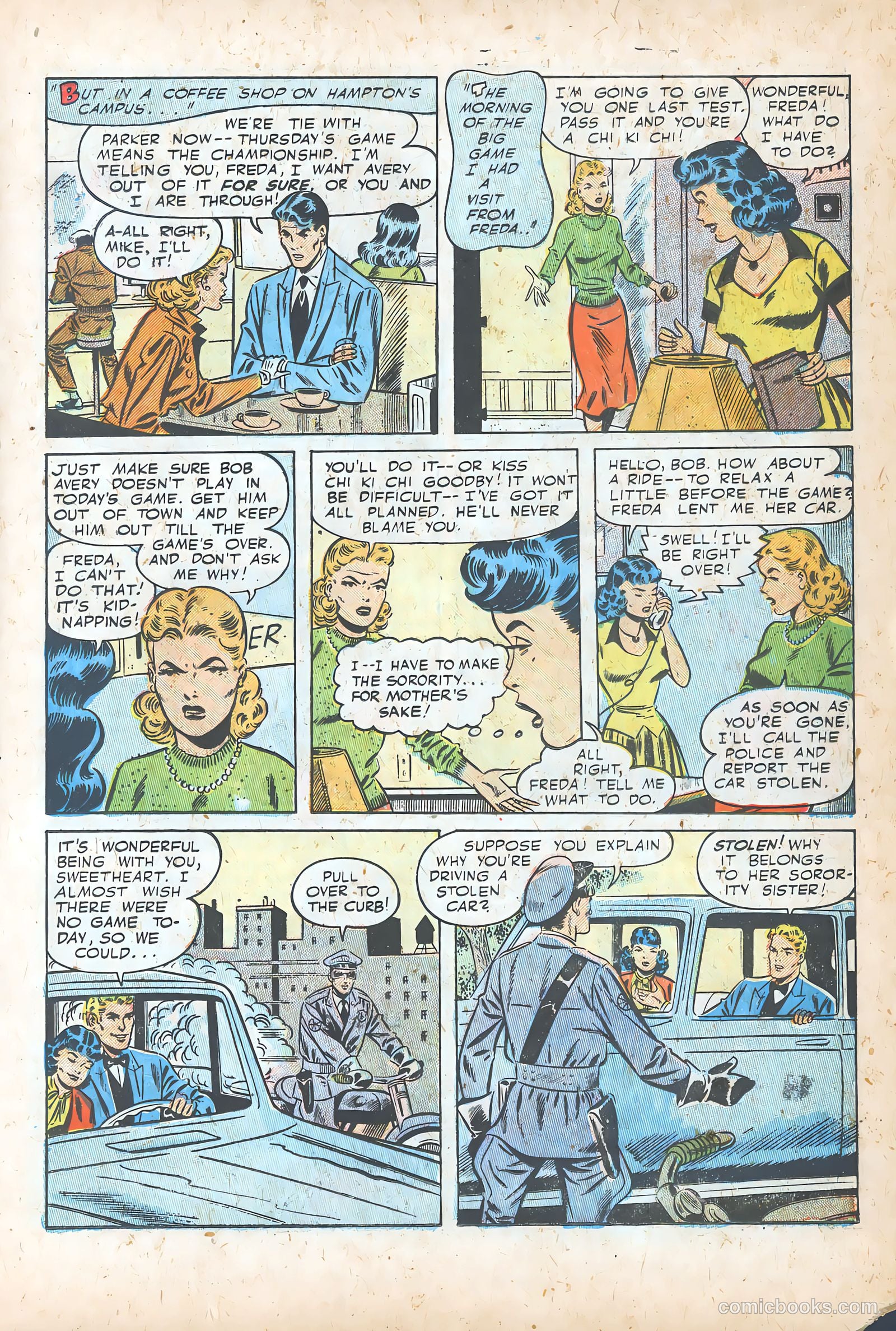 Teen-Age Romances #29 (1953) — page 17 of 36
