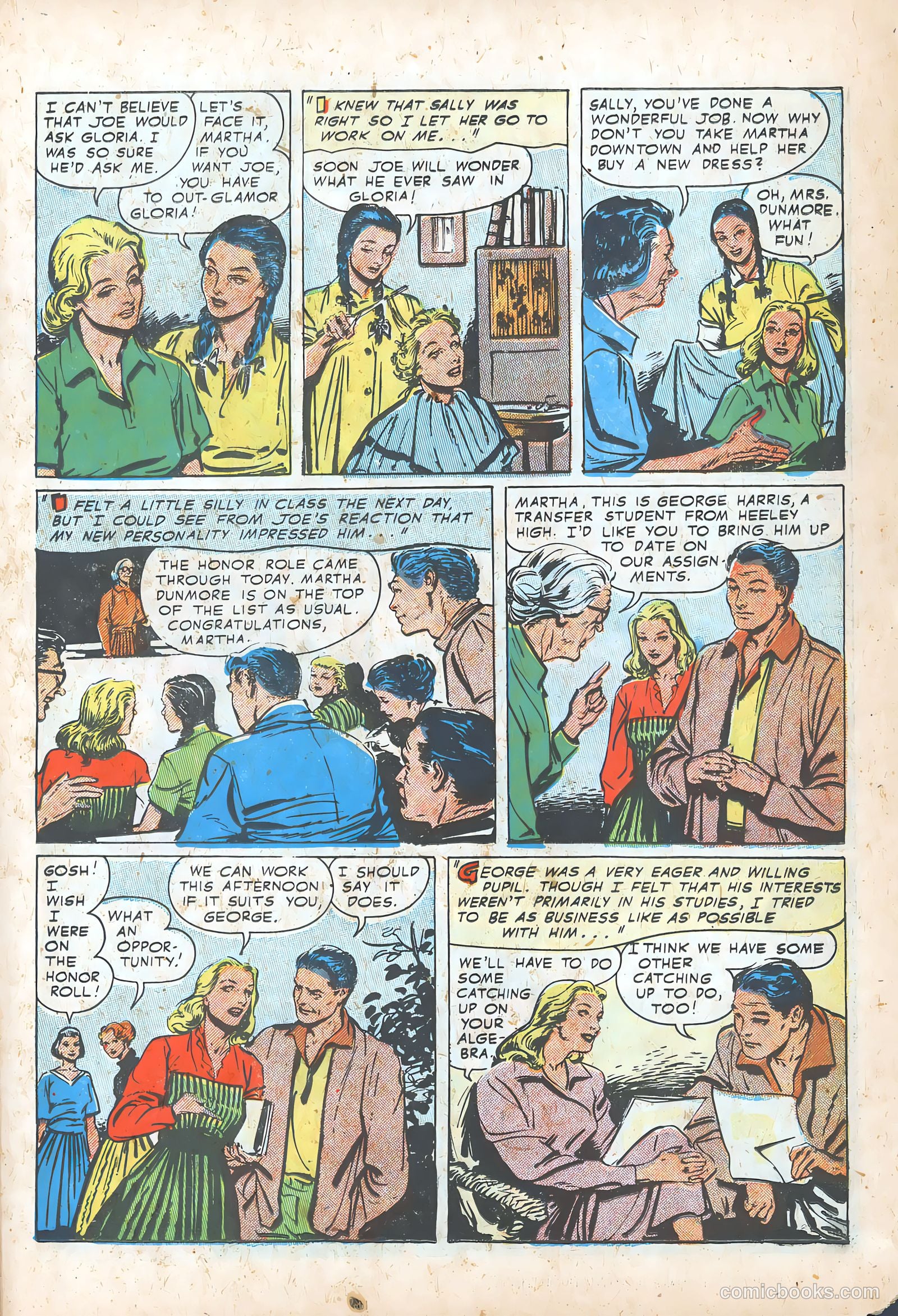 Teen-Age Romances #29 (1953) — page 21 of 36