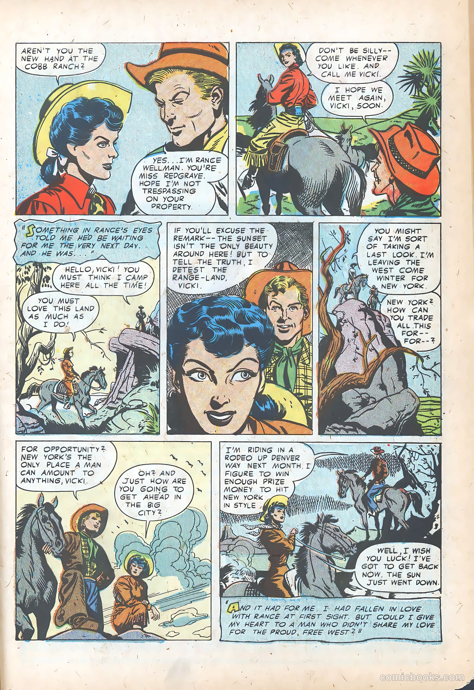Teen-Age Romances #29 (1953) — page 27 of 36