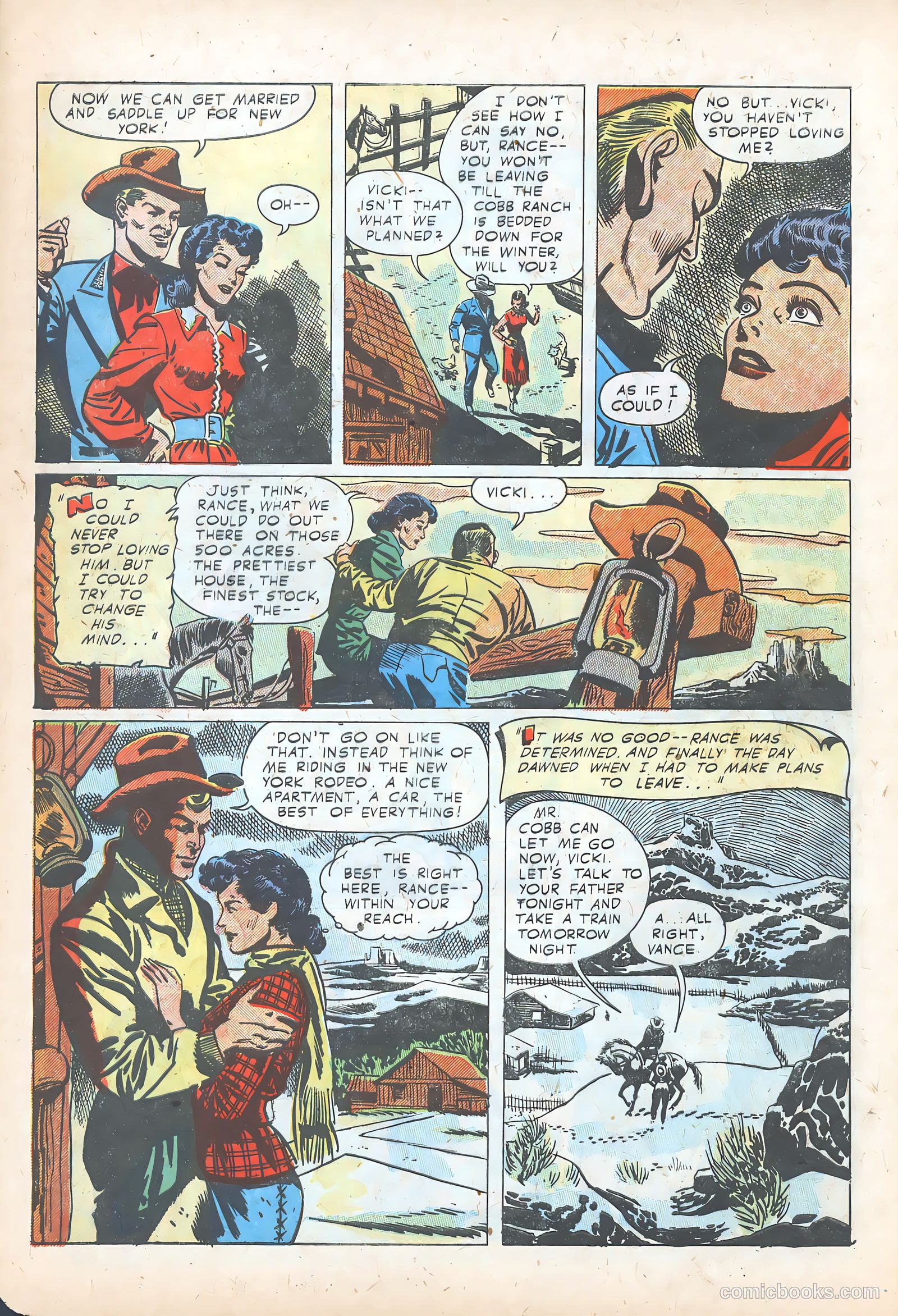 Teen-Age Romances #29 (1953) — page 30 of 36