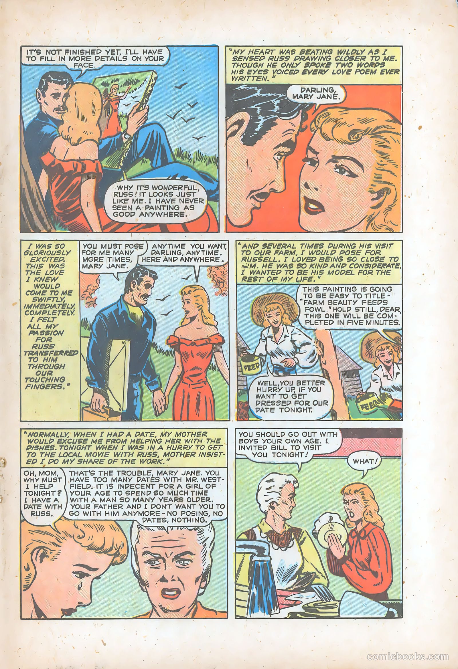 Teen-Age Romances #3 (1949) — page 21 of 36