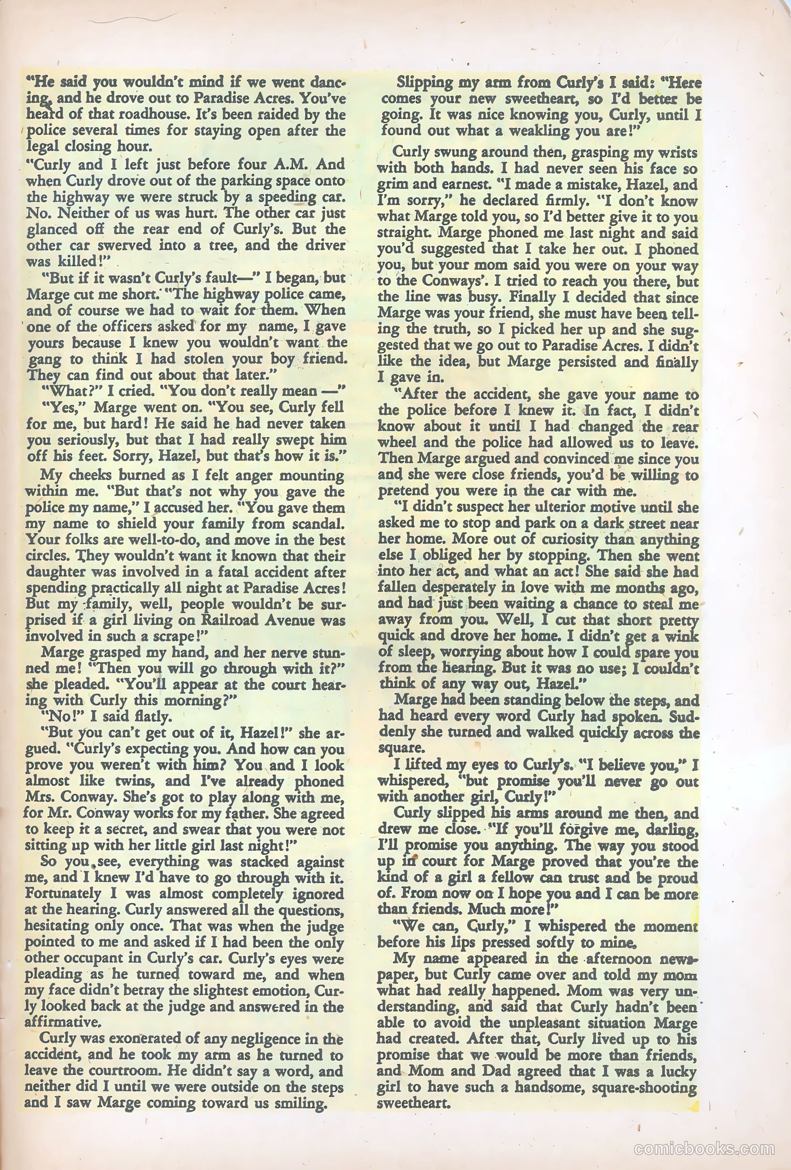 Teen-Age Romances #3 (1949) — page 27 of 36