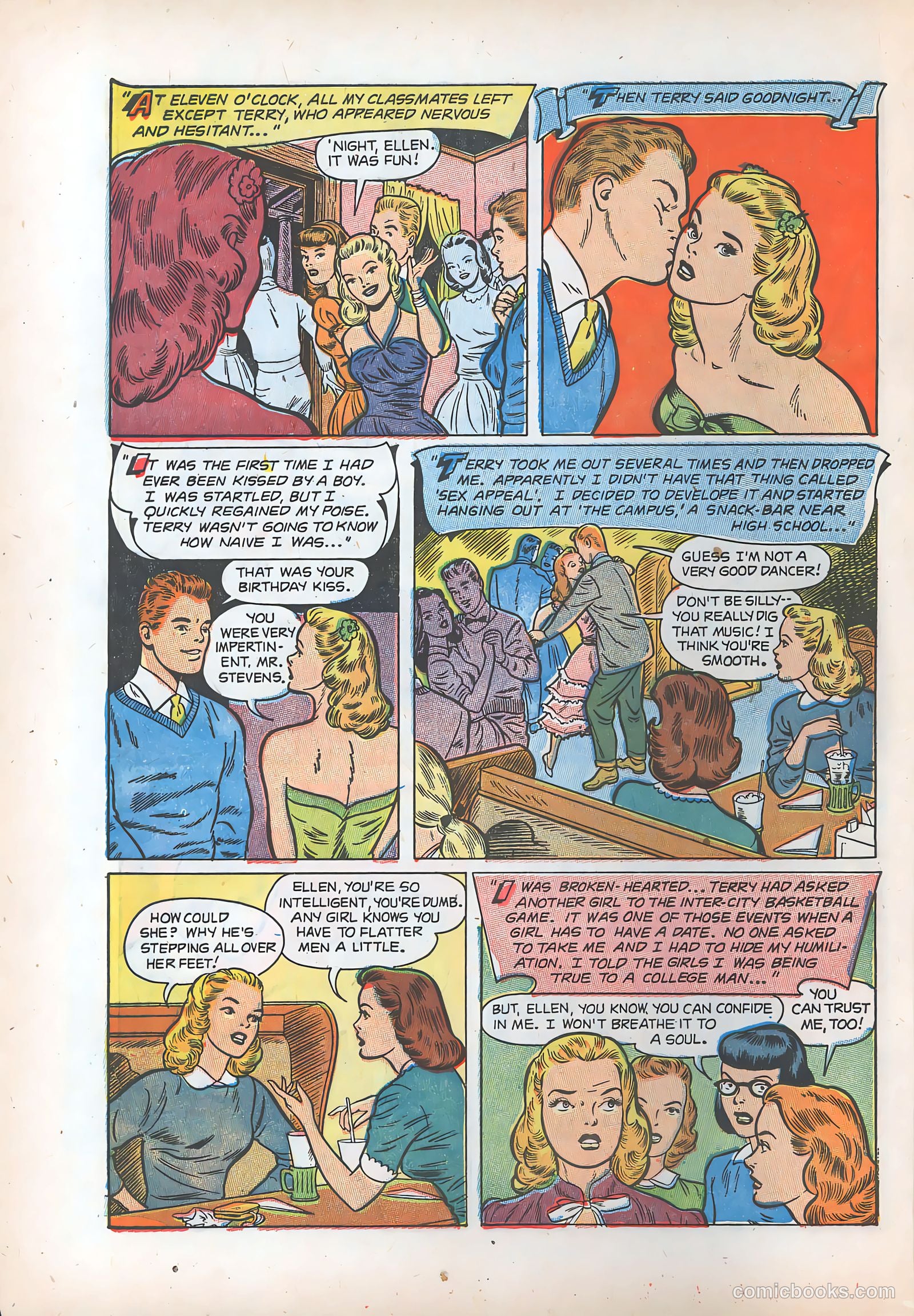 Teen-Age Romances #30 (1953) — page 4 of 36