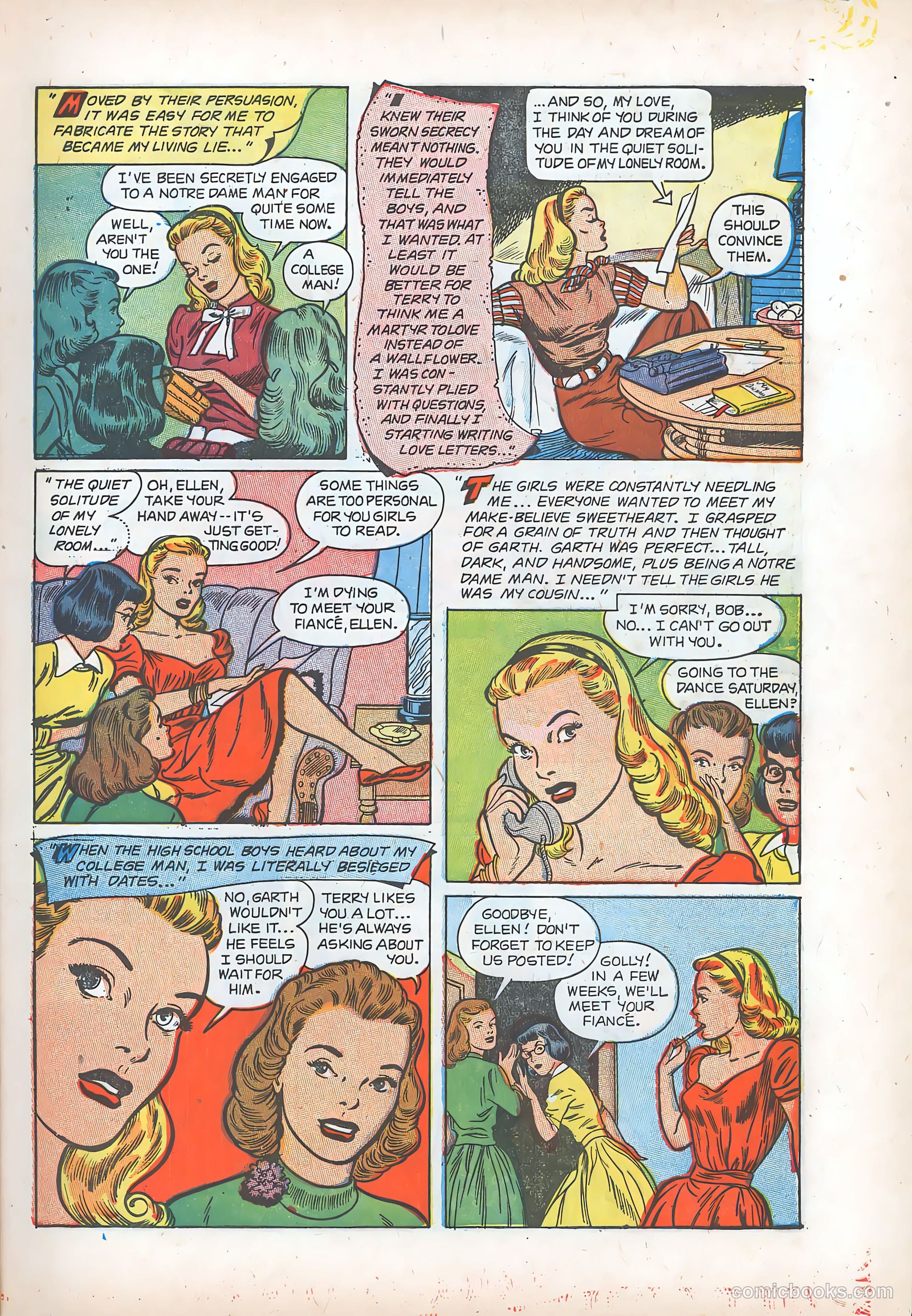 Teen-Age Romances #30 (1953) — page 5 of 36