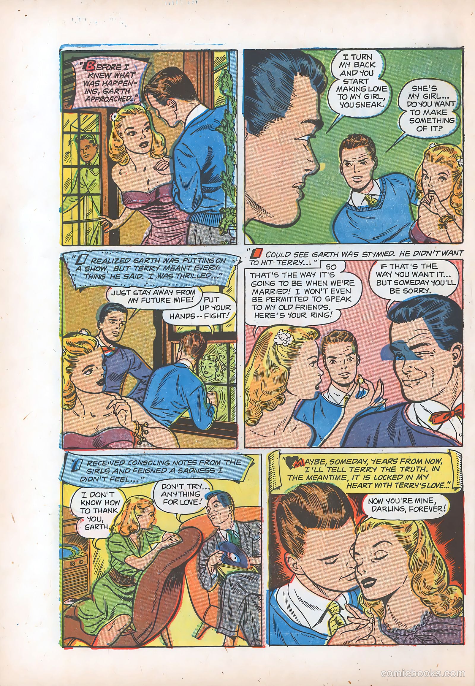 Teen-Age Romances #30 (1953) — page 8 of 36