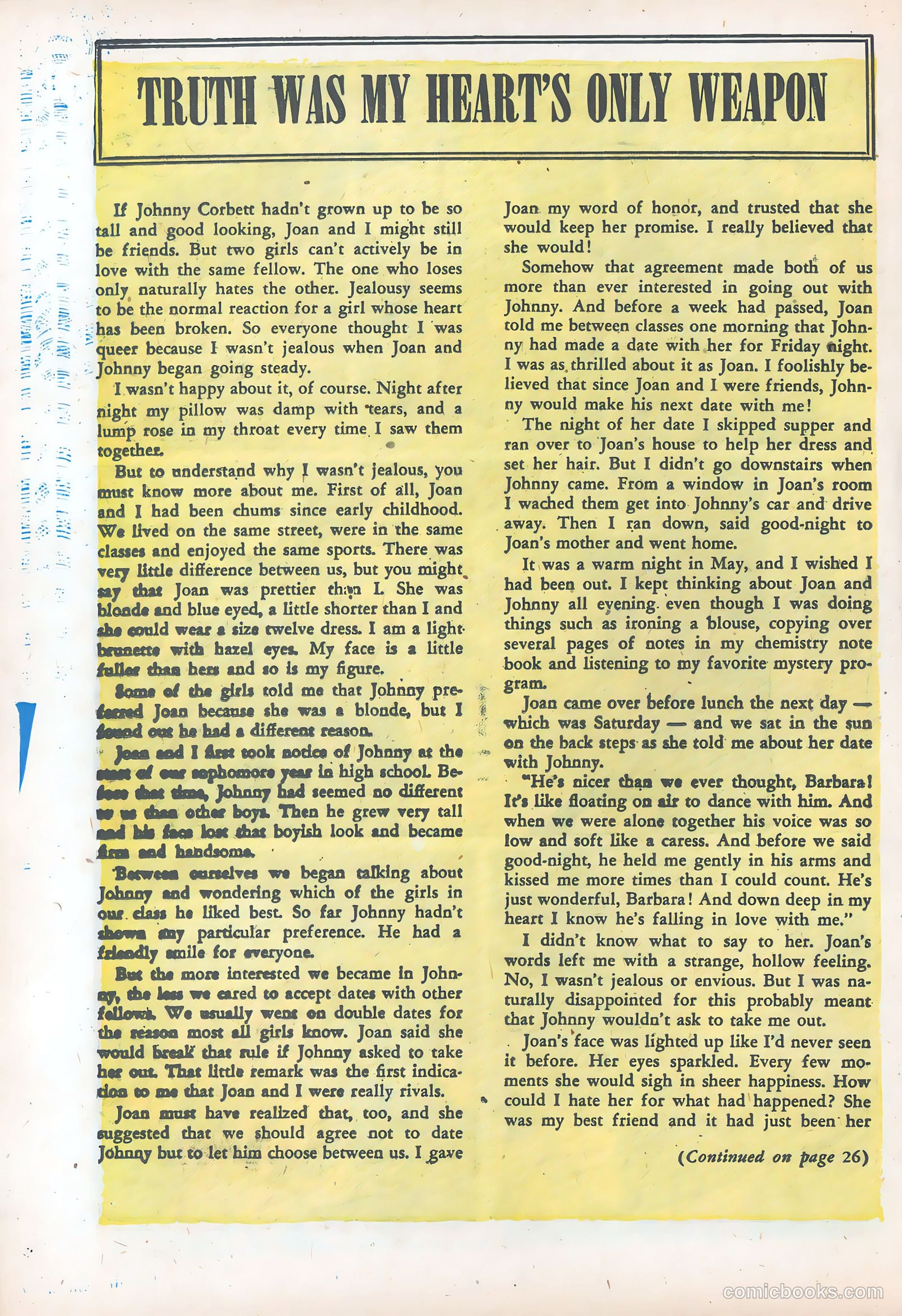 Teen-Age Romances #30 (1953) — page 12 of 36