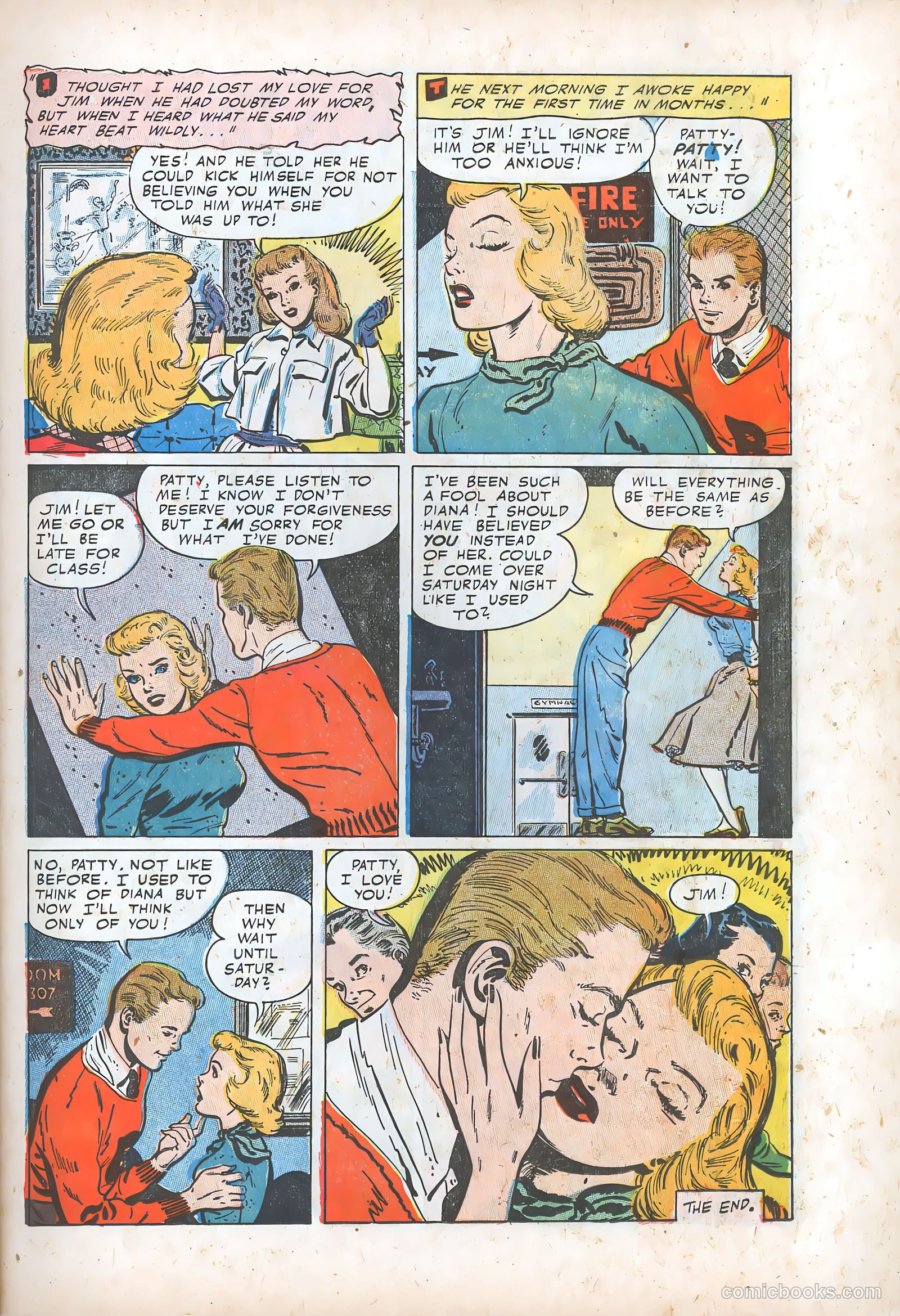 Teen-Age Romances #30 (1953) — page 15 of 36