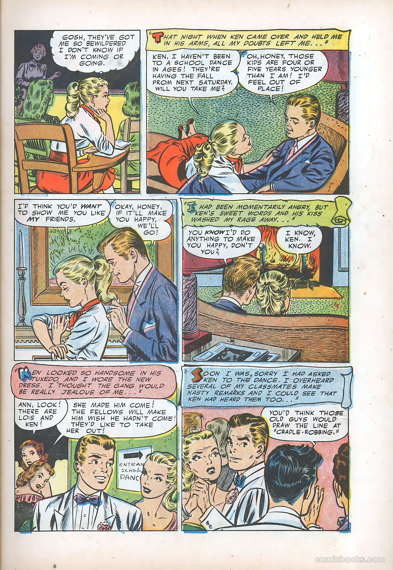 Teen-Age Romances #30 (1953) — page 17 of 36
