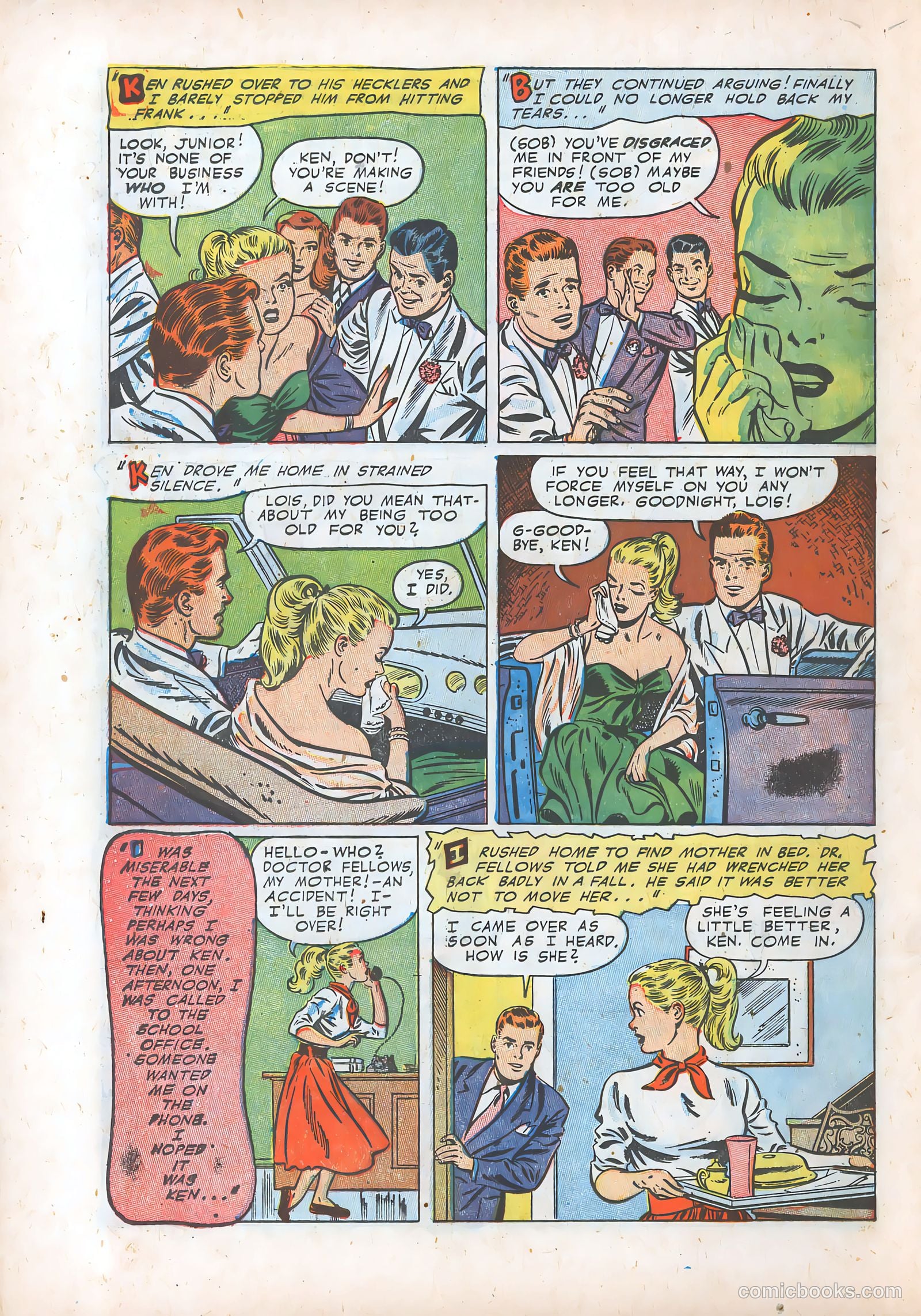 Teen-Age Romances #30 (1953) — page 18 of 36