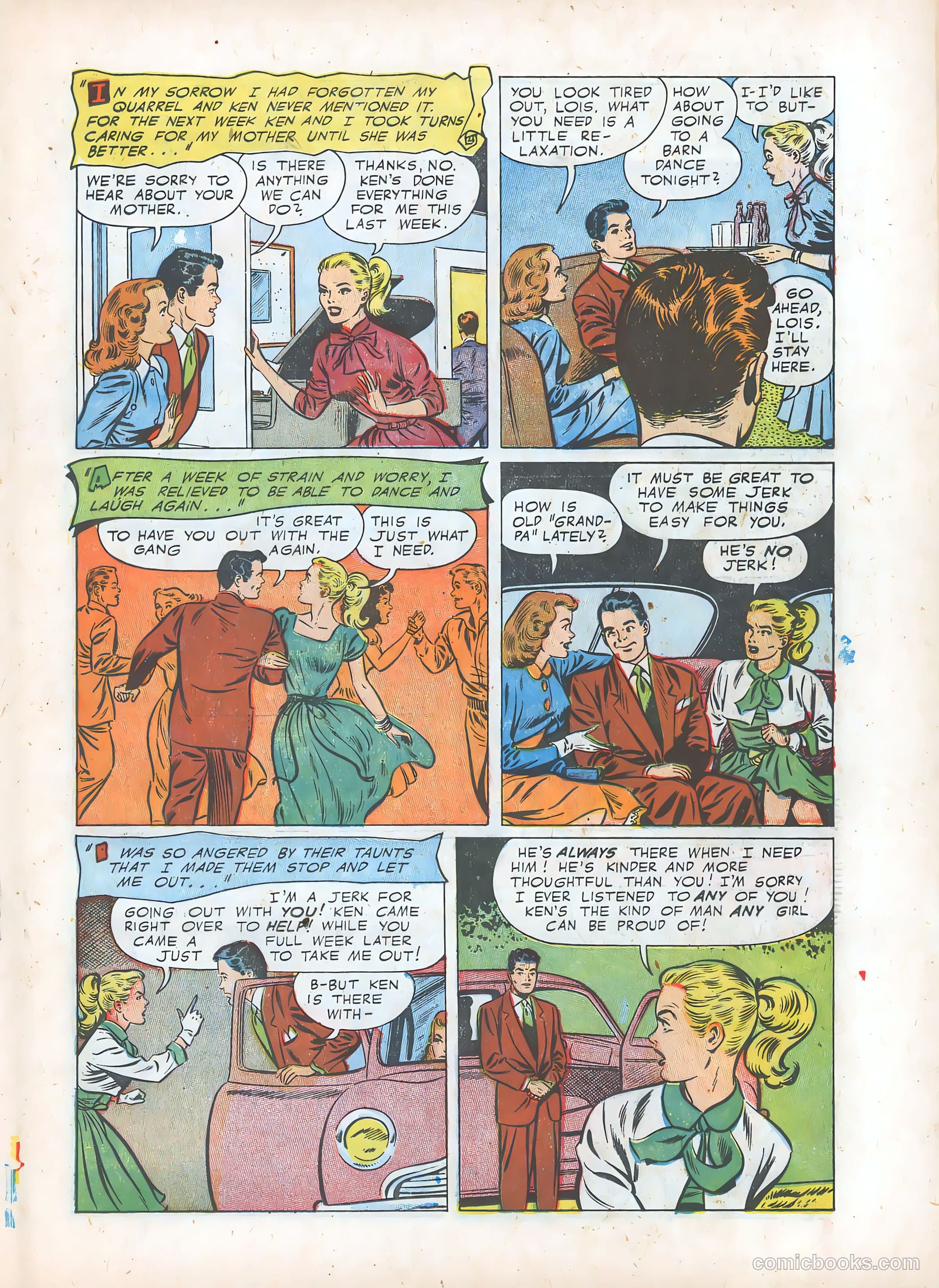 Teen-Age Romances #30 (1953) — page 19 of 36