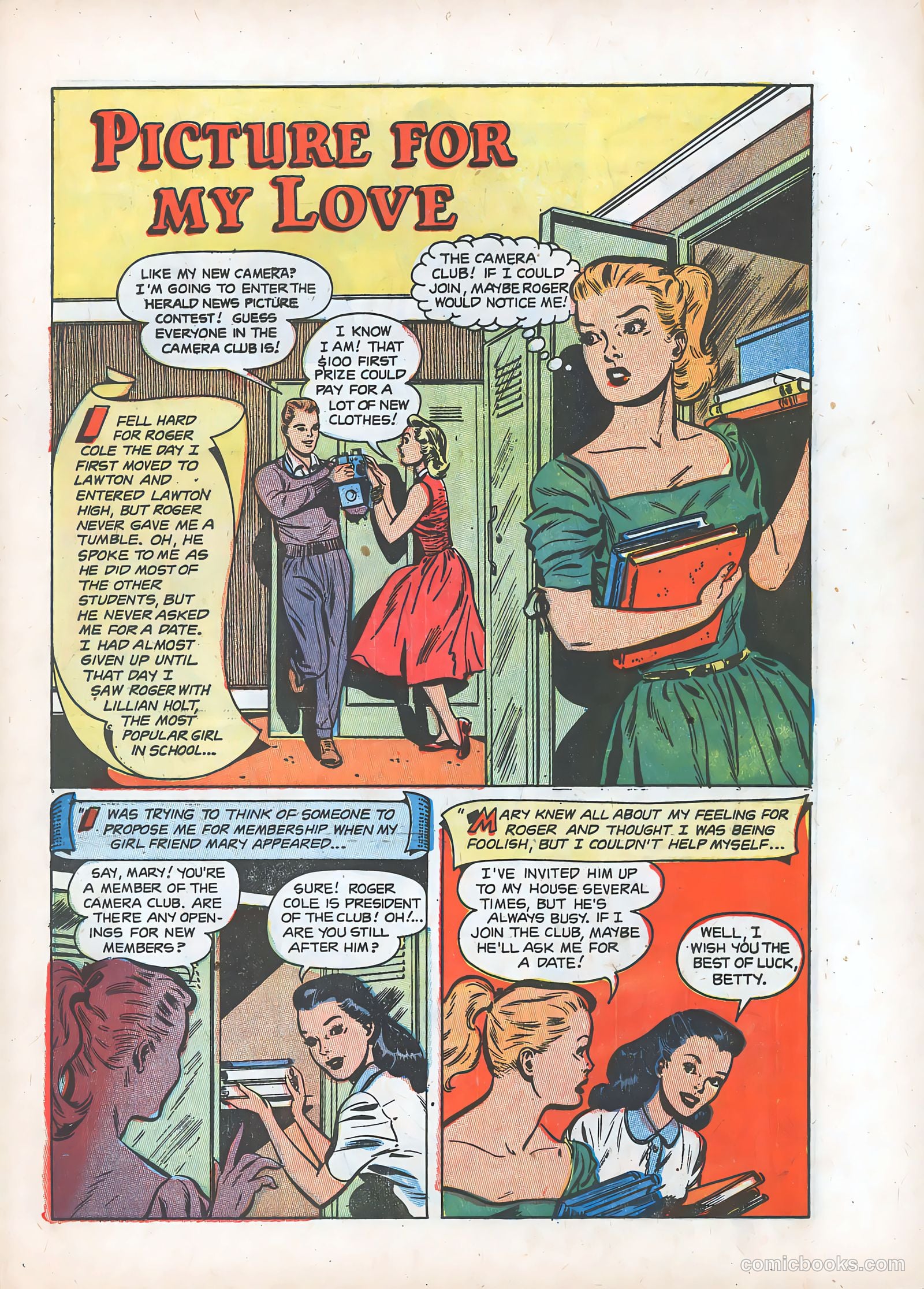 Teen-Age Romances #30 (1953) — page 21 of 36