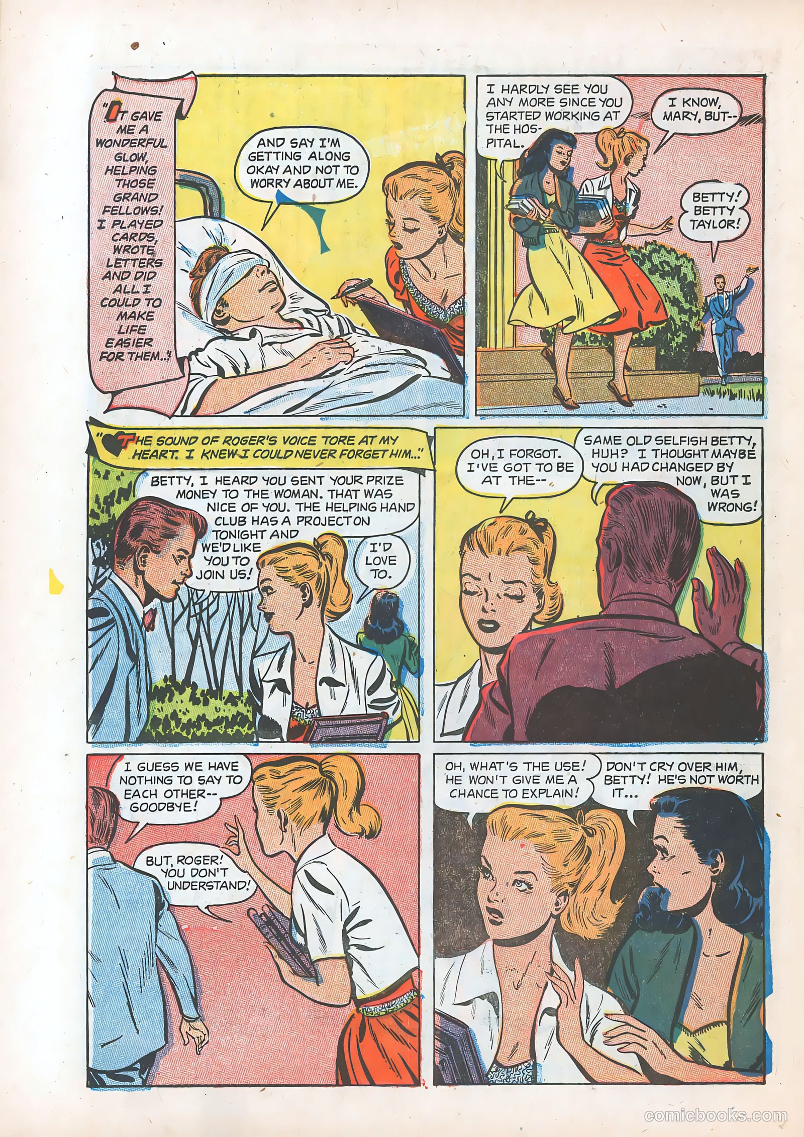 Teen-Age Romances #30 (1953) — page 24 of 36