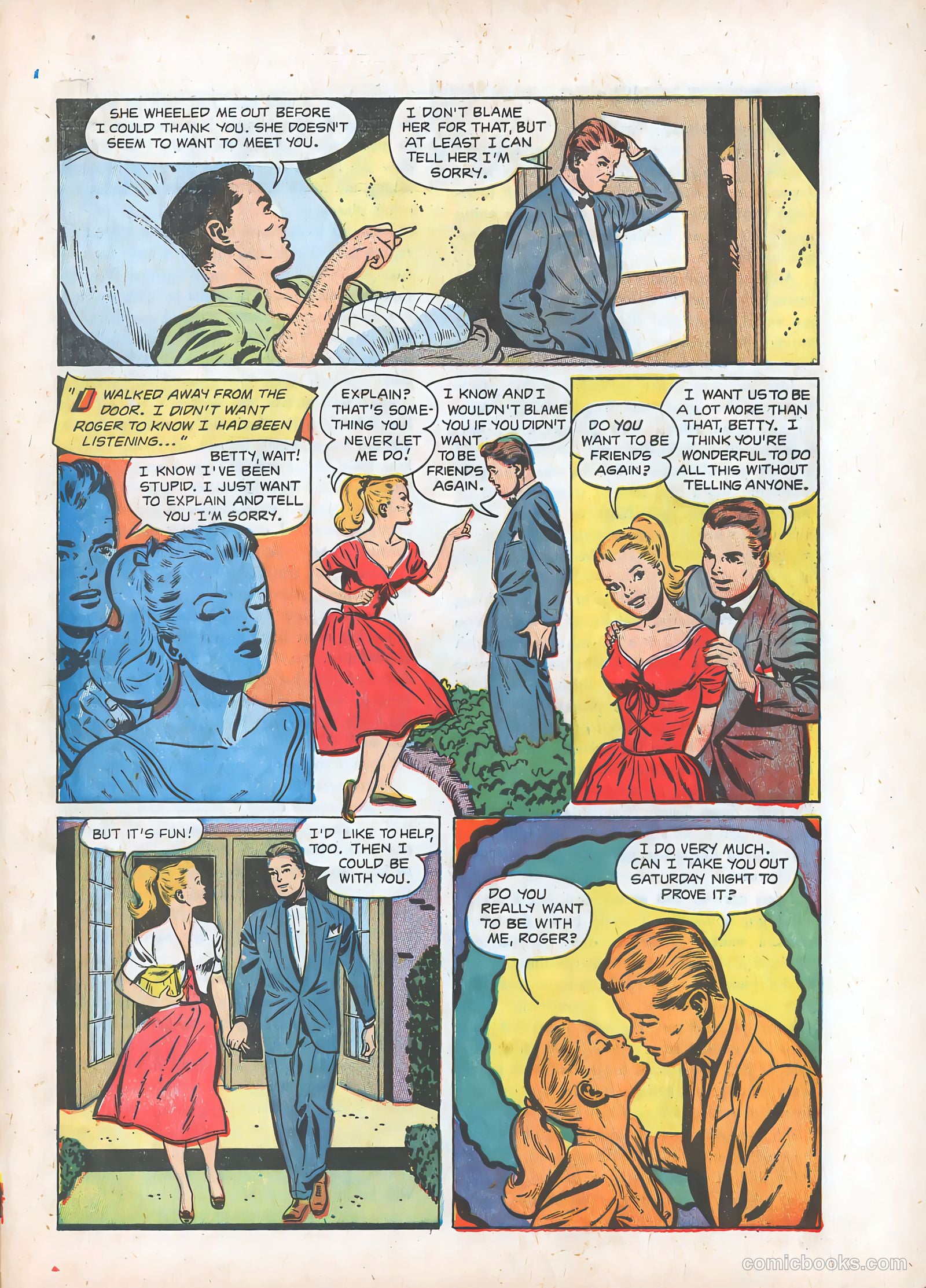 Teen-Age Romances #30 (1953) — page 27 of 36