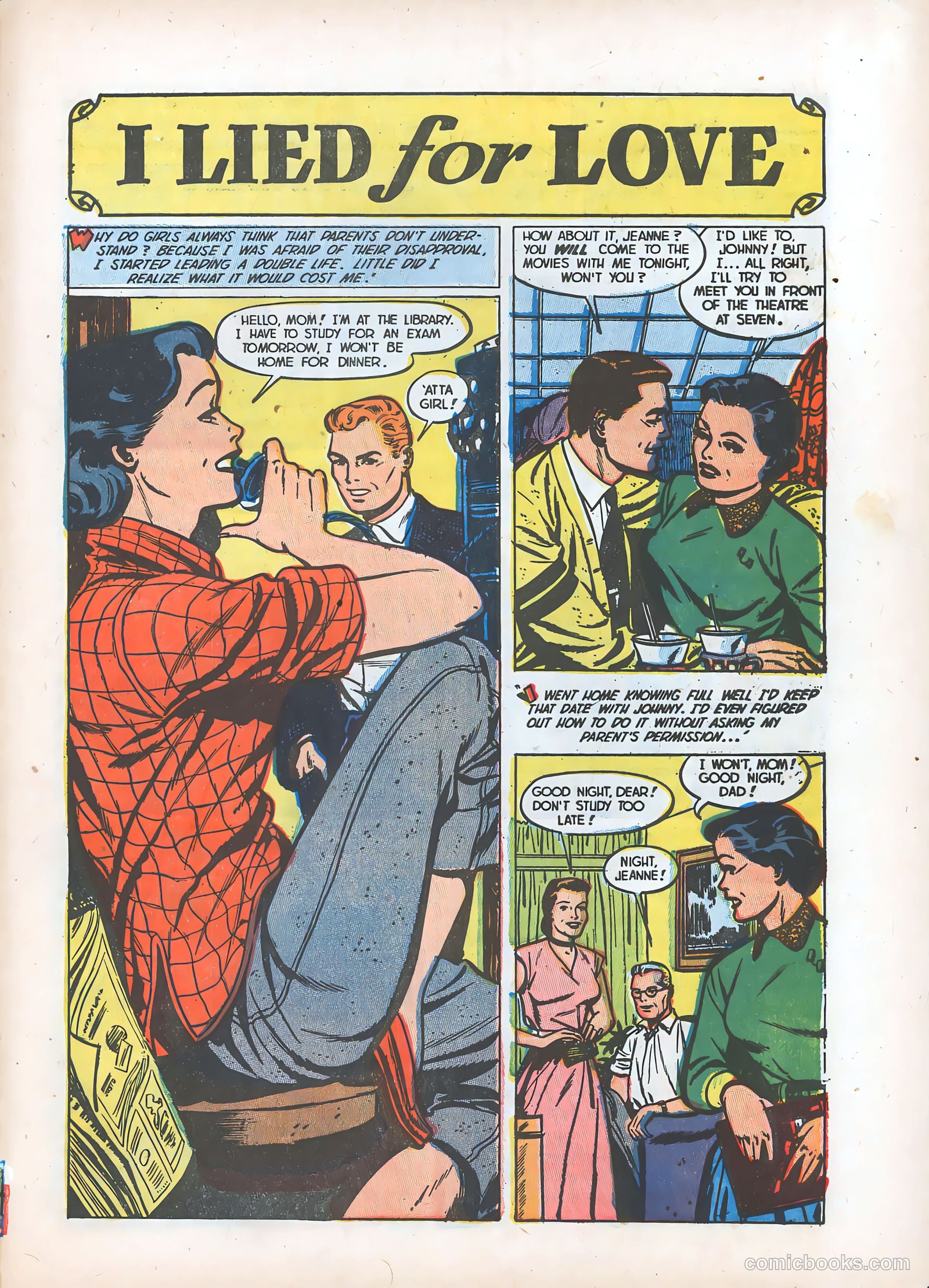Teen-Age Romances #30 (1953) — page 29 of 36