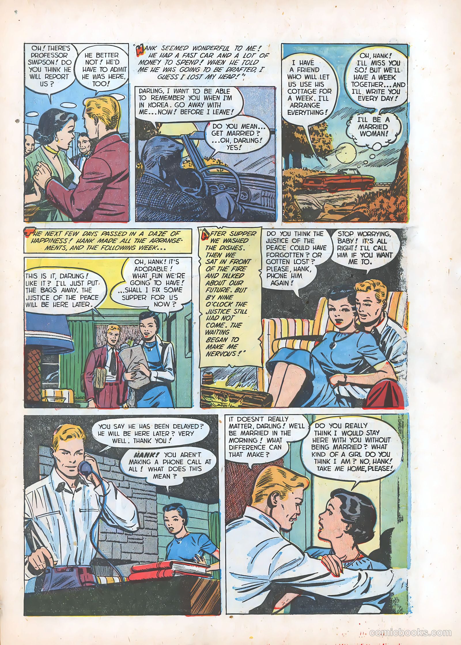 Teen-Age Romances #30 (1953) — page 31 of 36