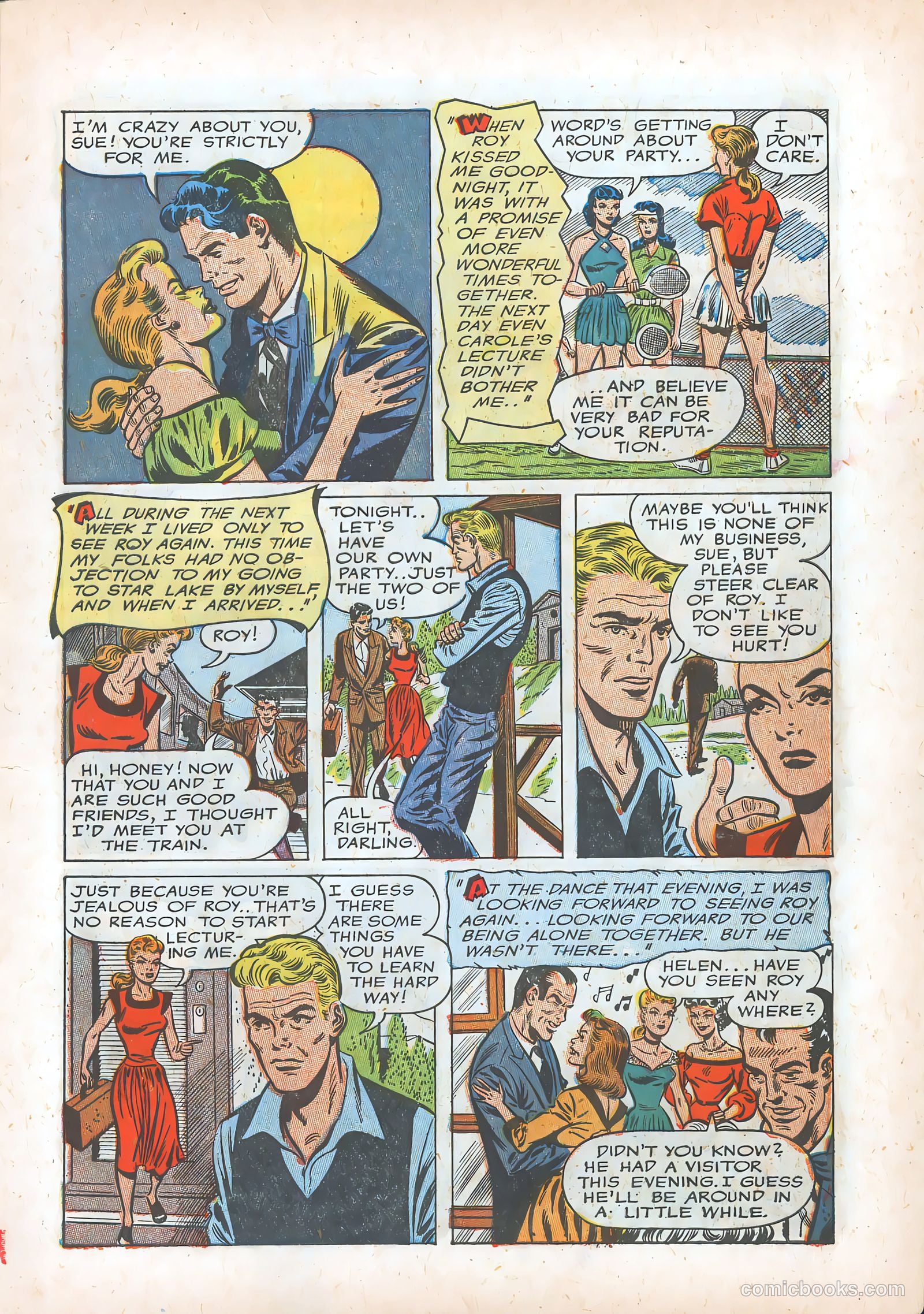 Teen-Age Romances #31 (1953) — page 7 of 36