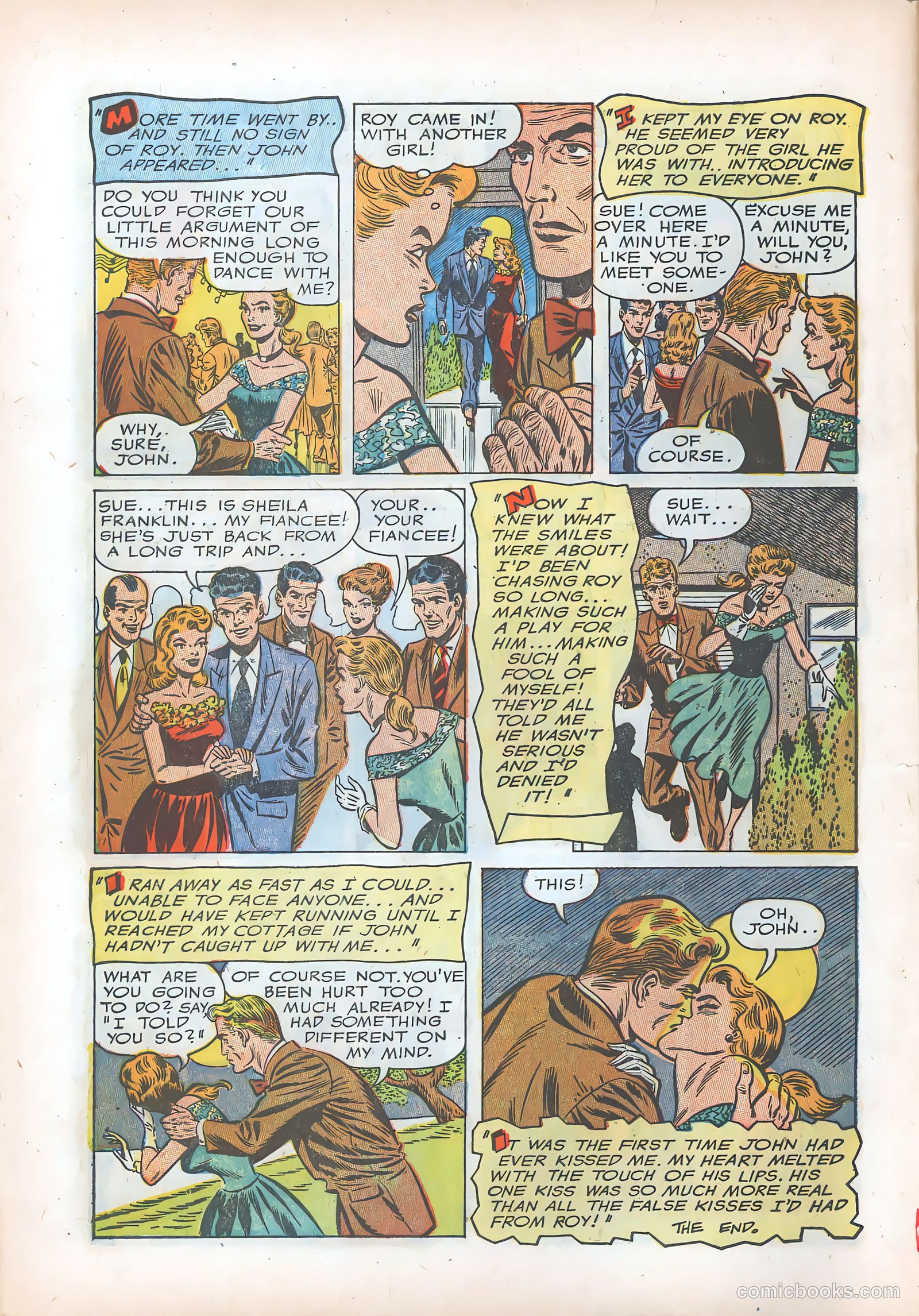 Teen-Age Romances #31 (1953) — page 8 of 36