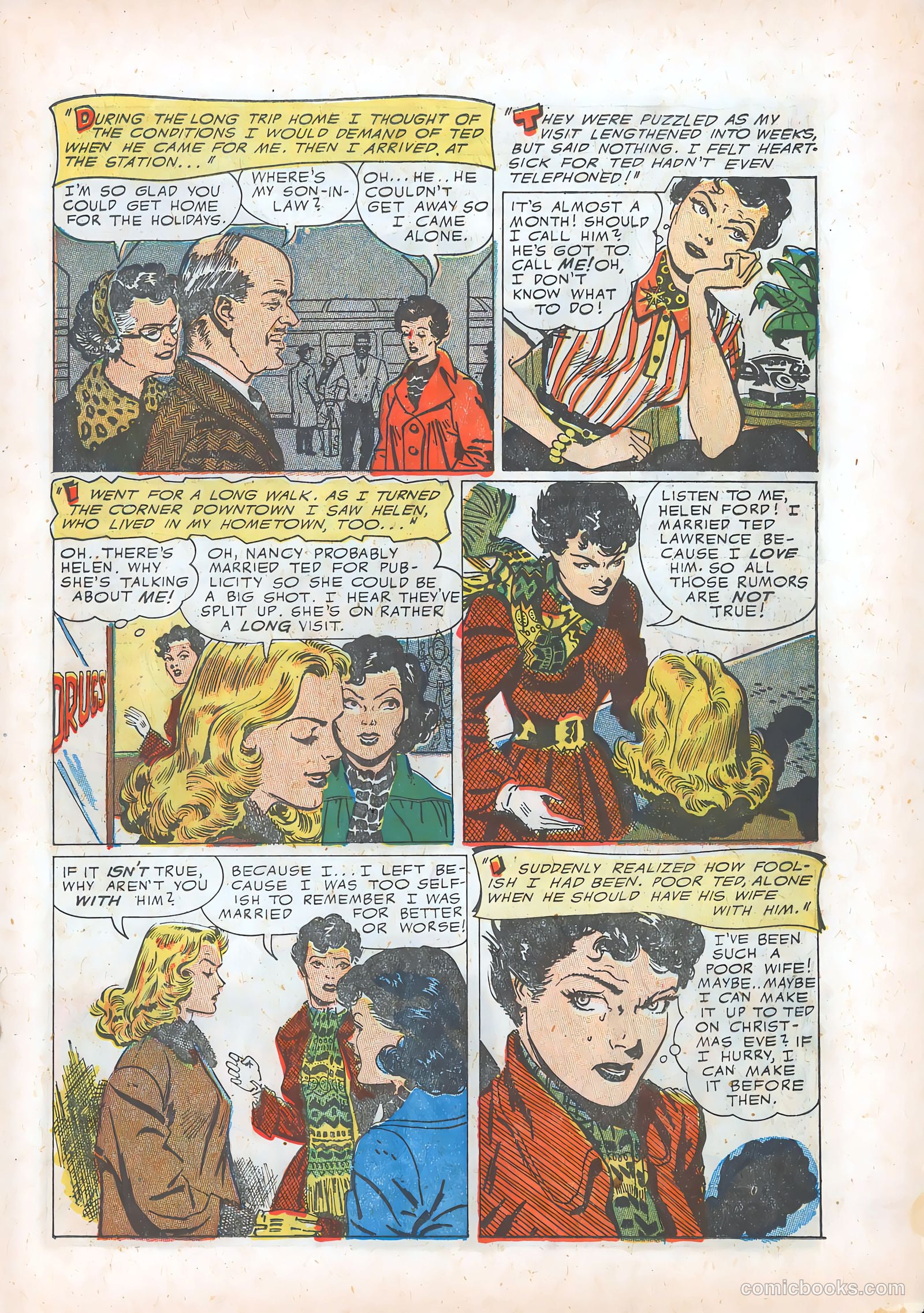 Teen-Age Romances #31 (1953) — page 19 of 36